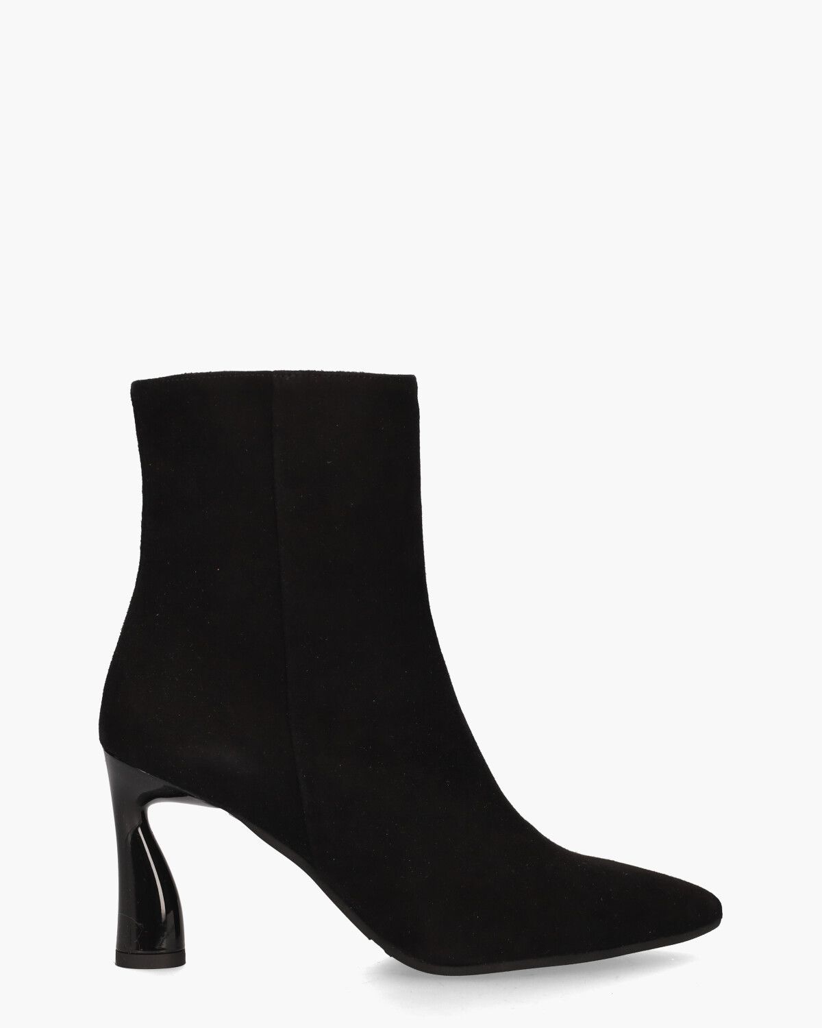 8114 Zwart Dames Enkelboots