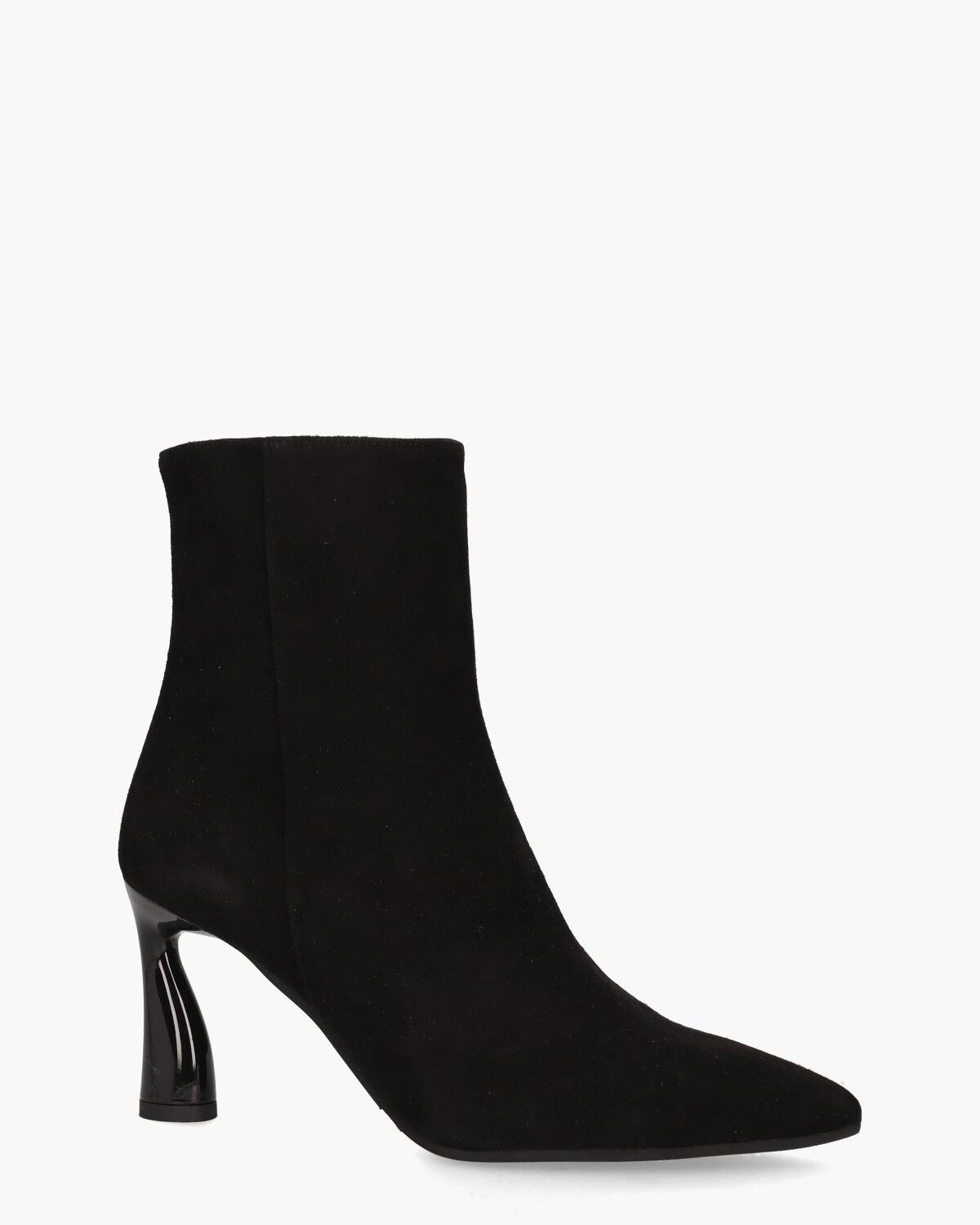 8114 Zwart Dames Enkelboots