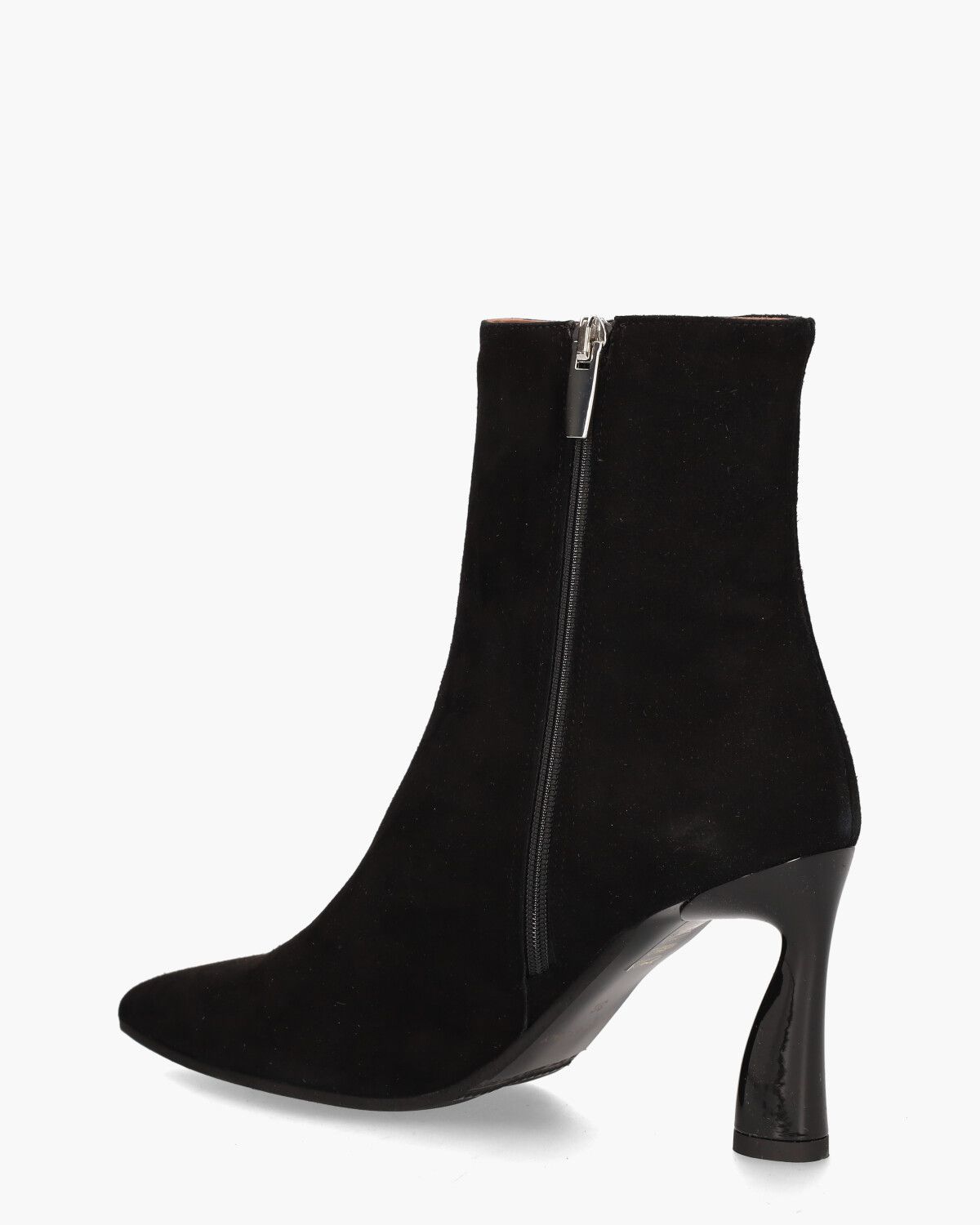8114 Zwart Dames Enkelboots