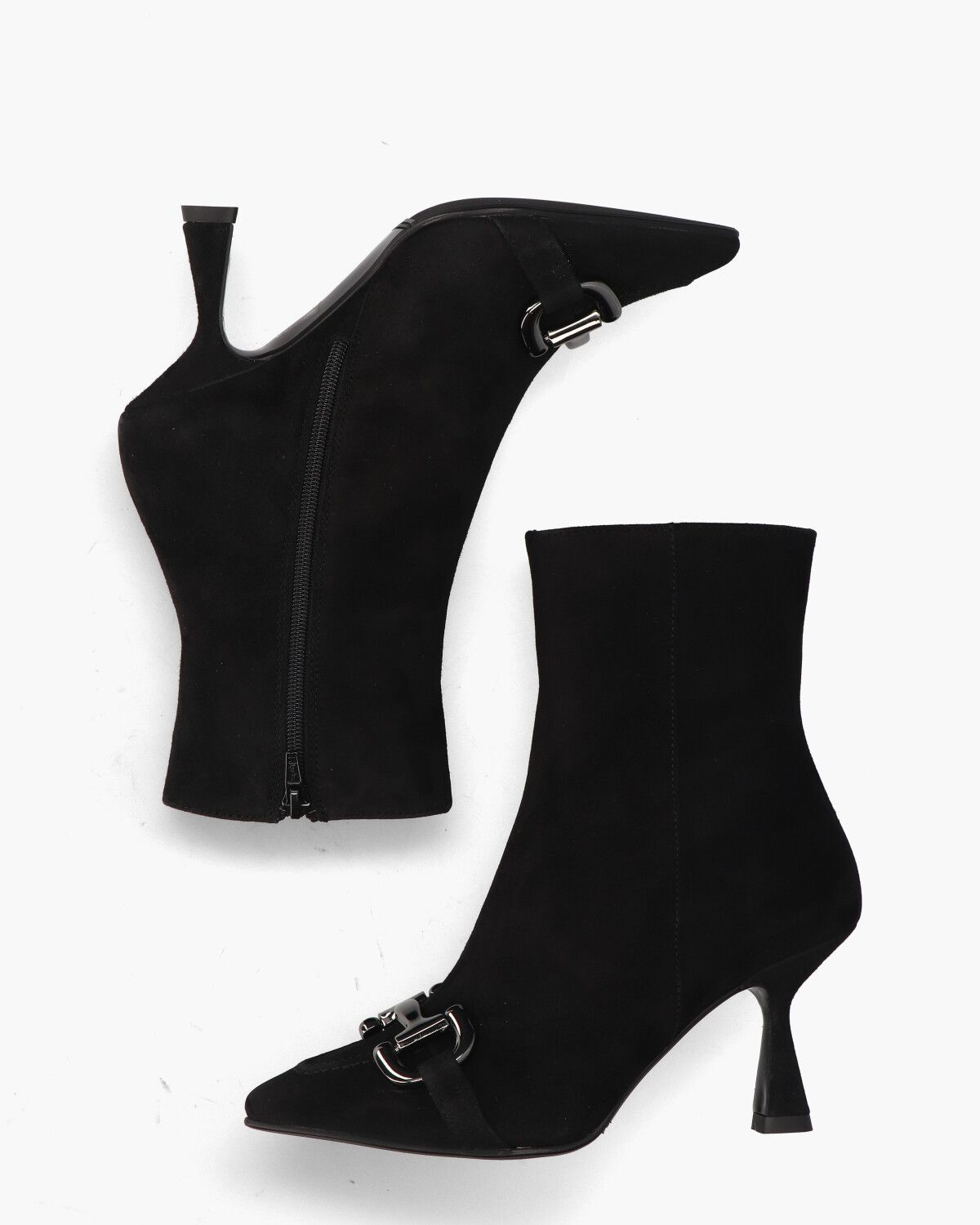 Ante Zwart Dames Enkelboots