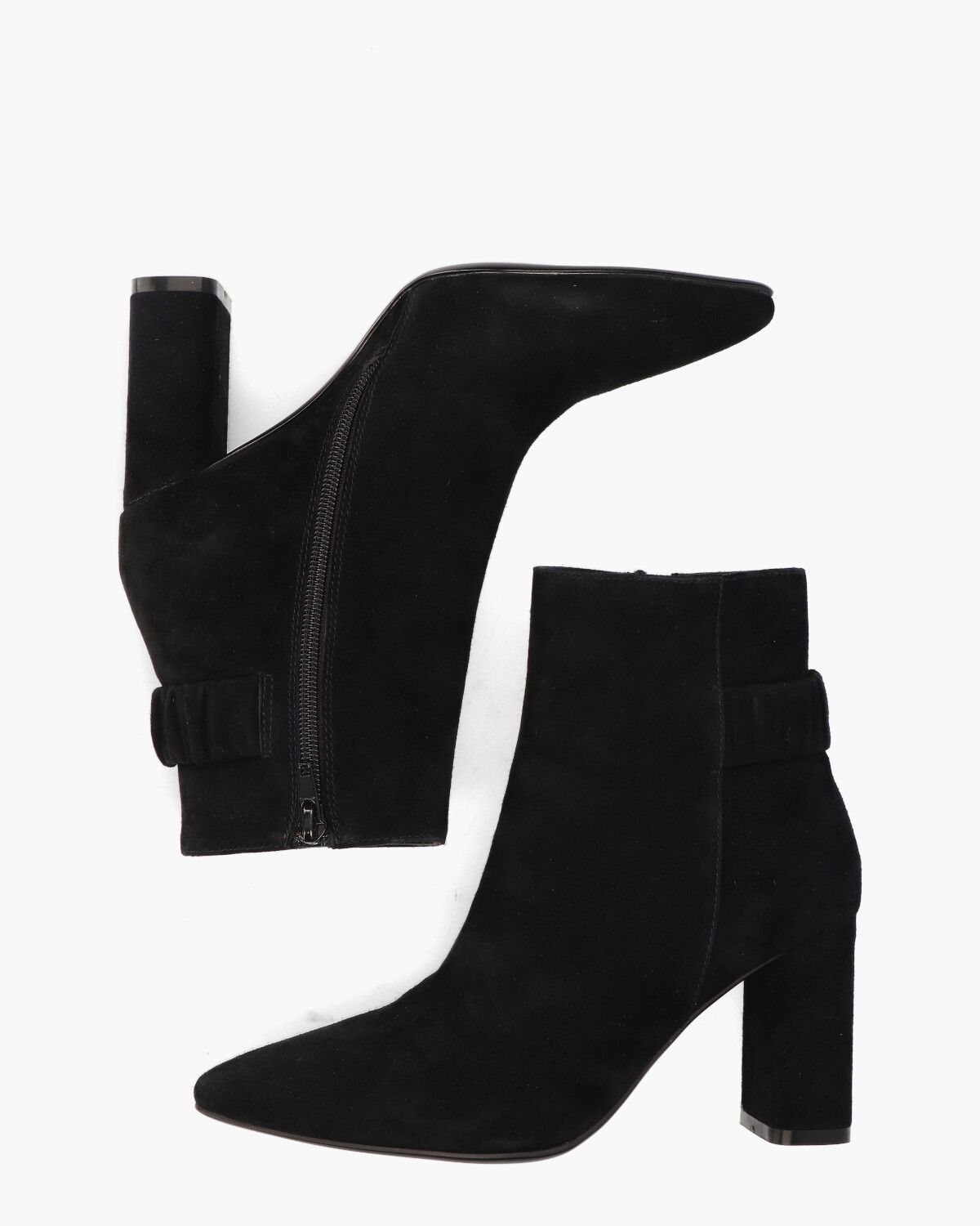 Naima Zwart Dames Enkelboots