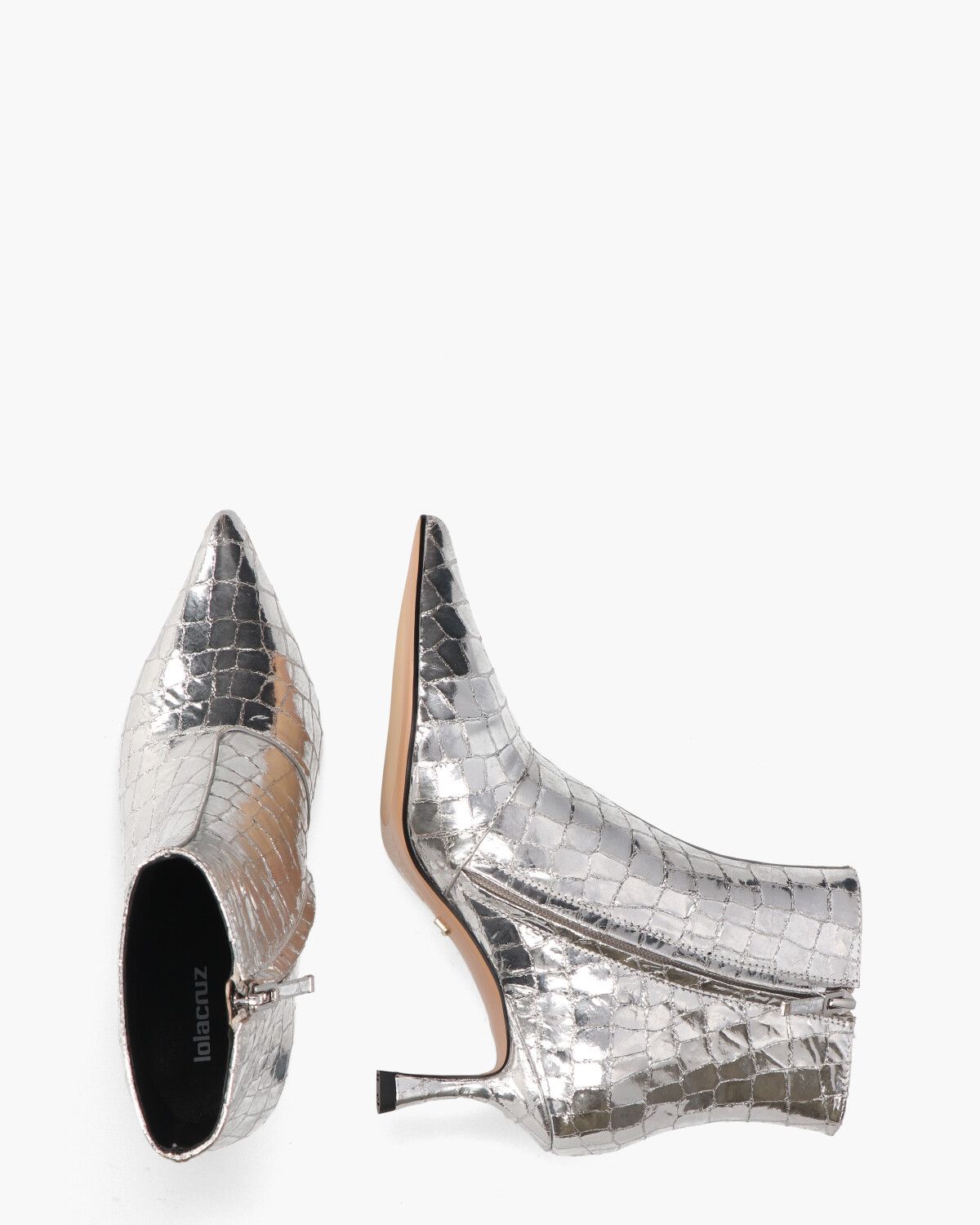 Jazmine Zilver Dames Enkelboots