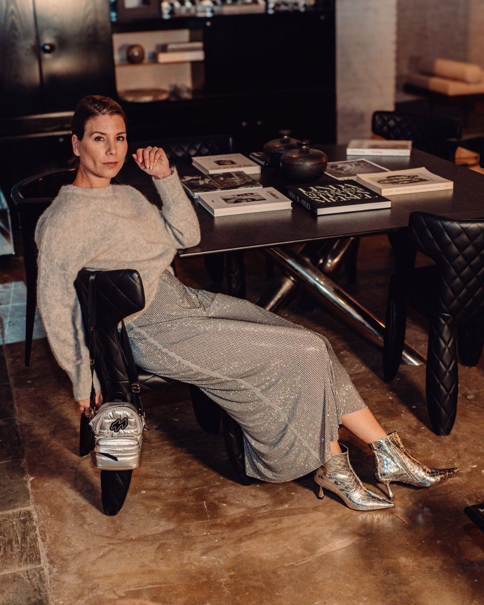 Jazmine Zilver Dames Enkelboots