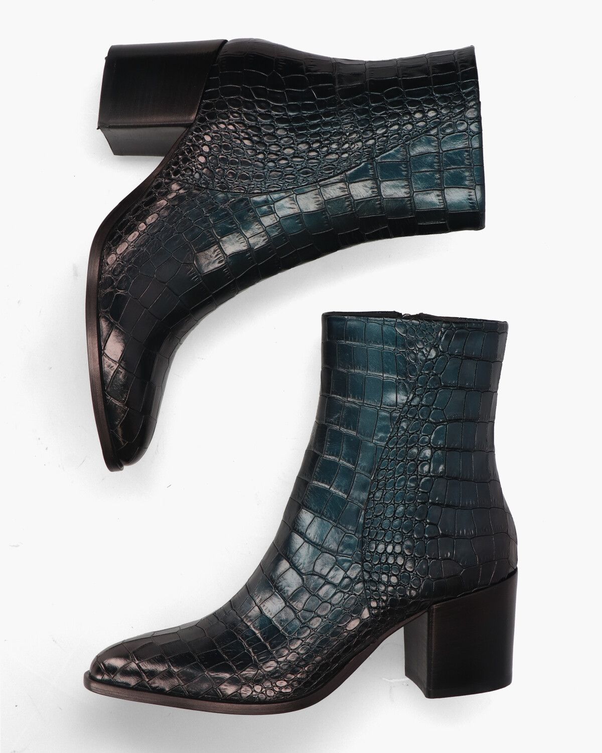 Venla Petrol Dames Enkelboots