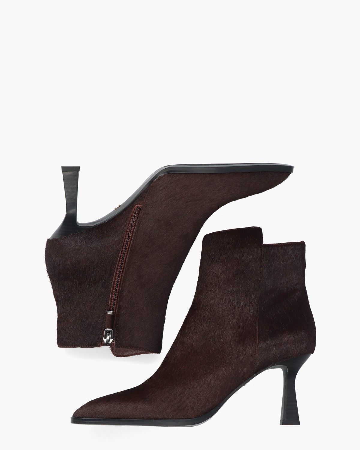 Solenne Bordeauxrood Dames Enkelboots
