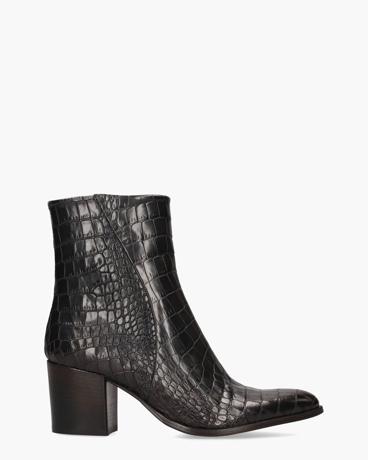 Venla Donkergrijs Dames Enkelboots