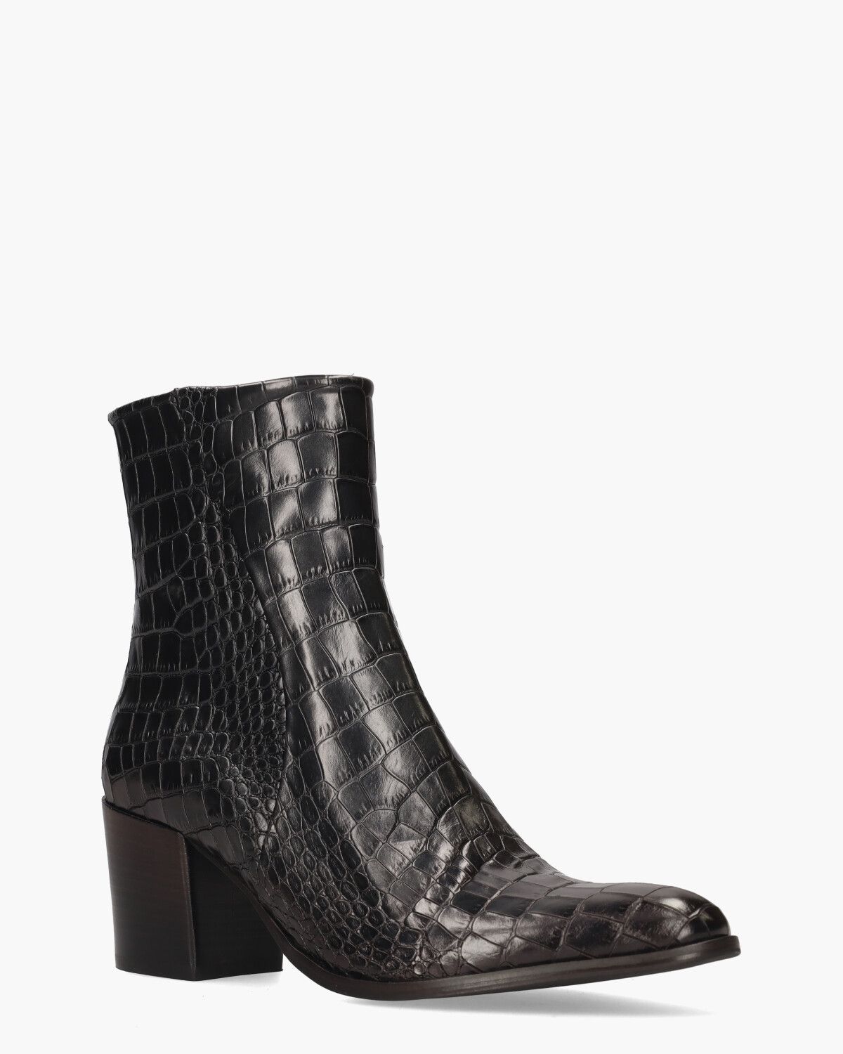 Venla Donkergrijs Dames Enkelboots
