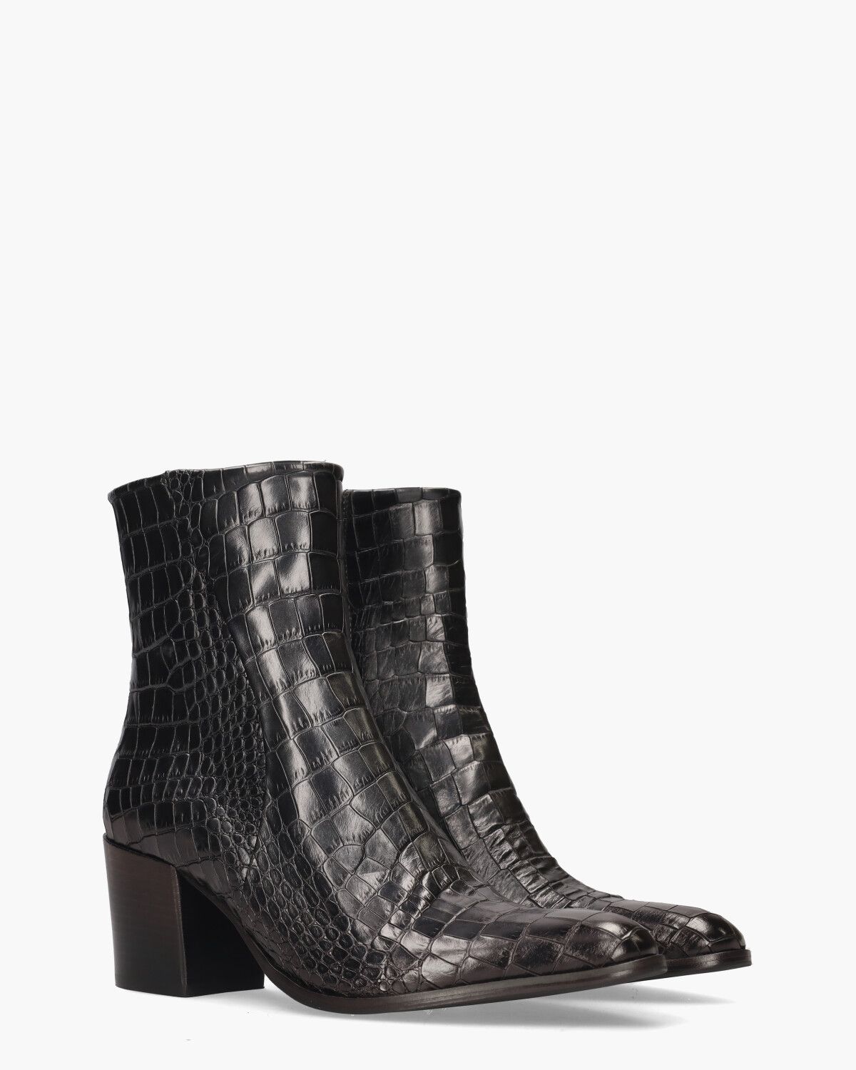Venla Donkergrijs Dames Enkelboots