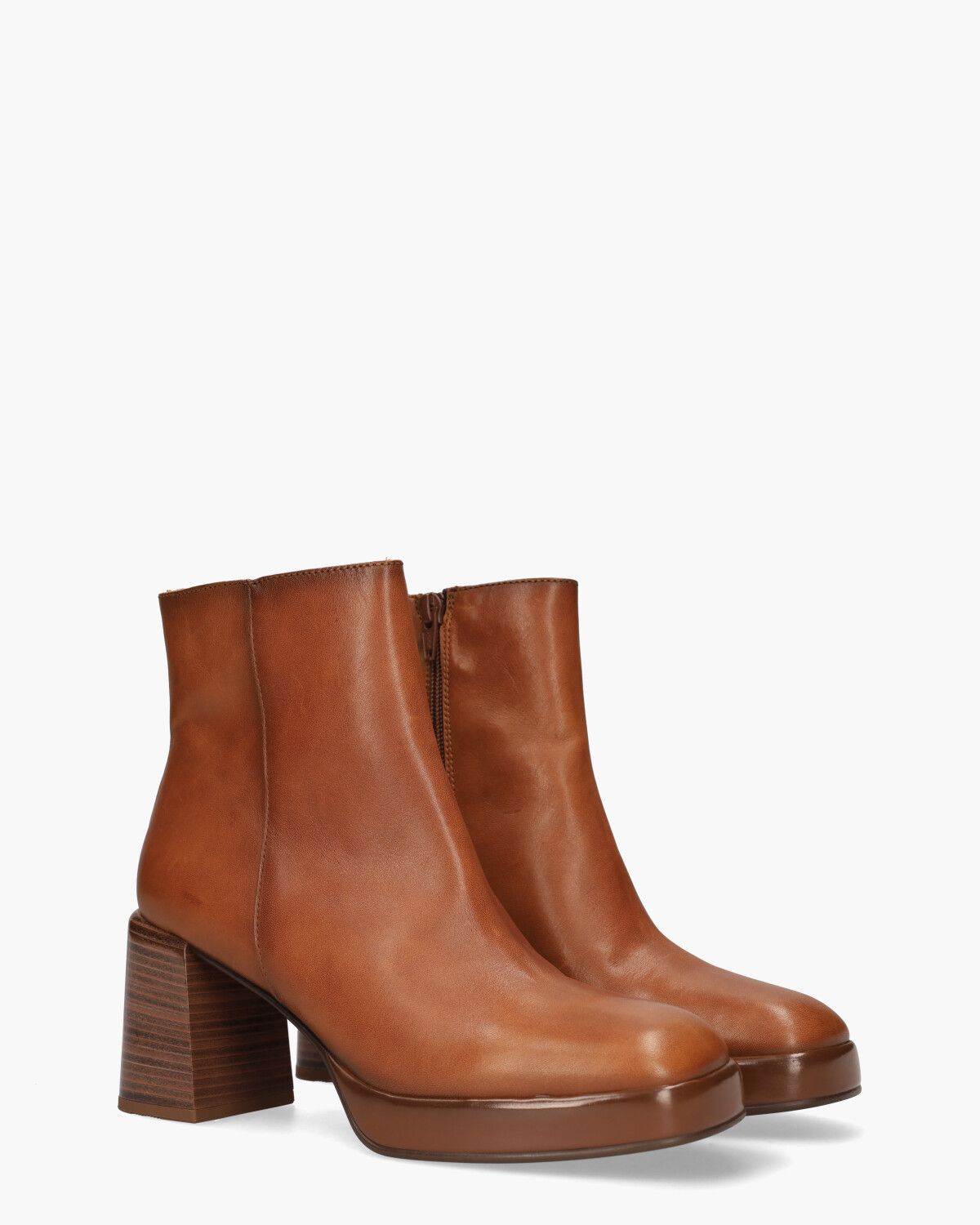 HI233031 Cognac Dames Enkelboots
