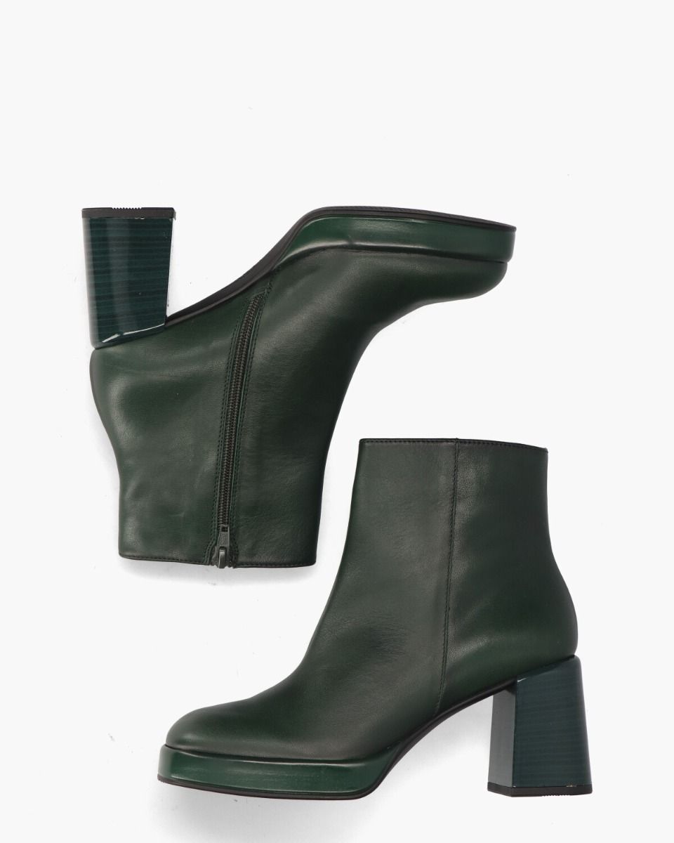 HI233031 Donkergroen Dames Enkelboots