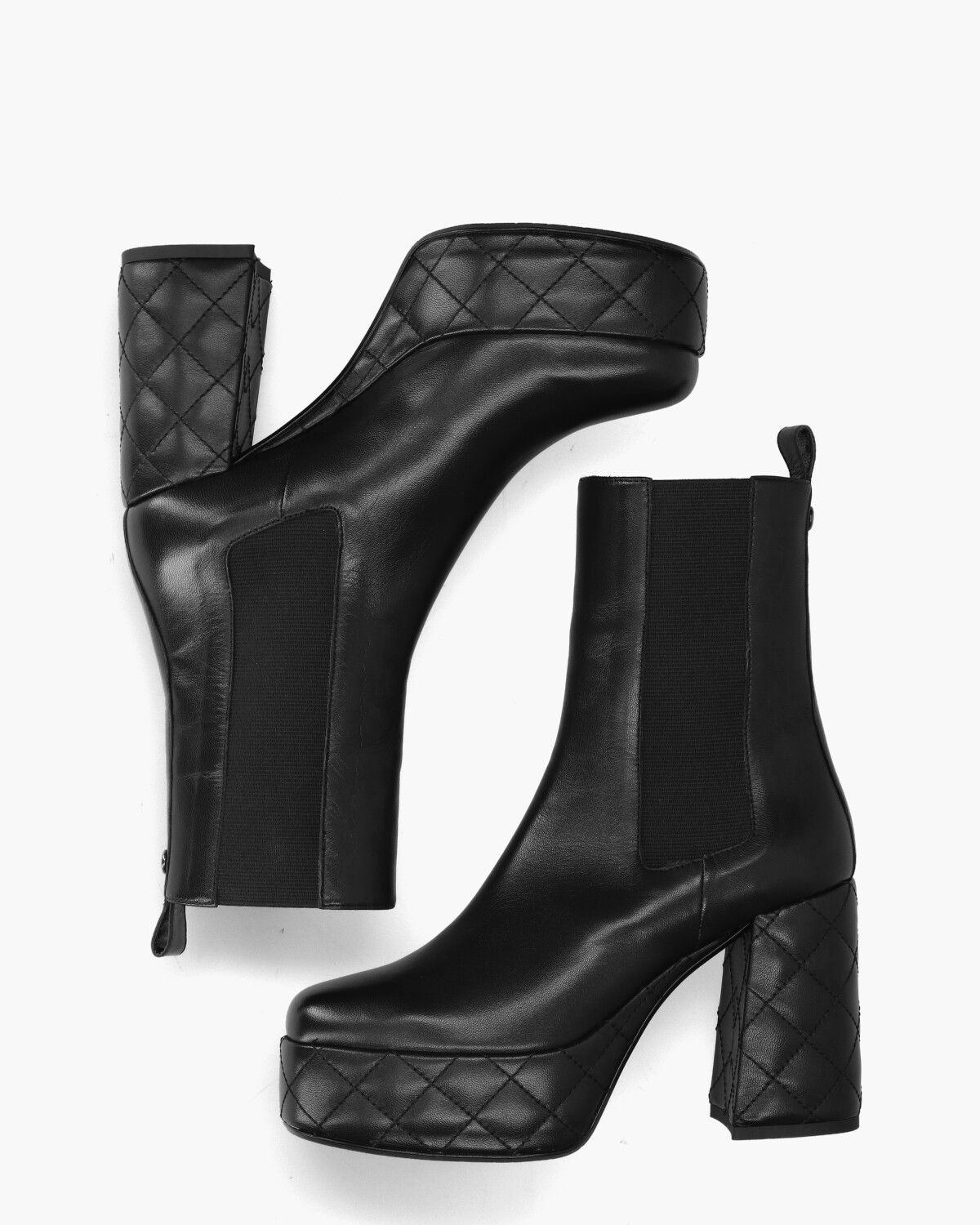 22I110C Zwart Dames Chelseaboots
