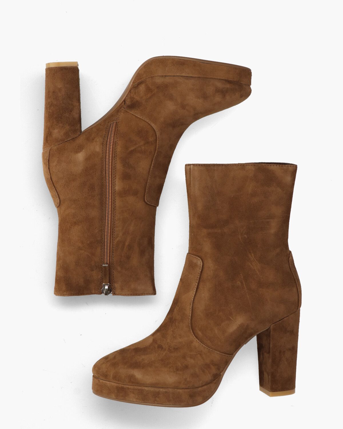 JY2004-PR2 Bruin Dames Enkelboots
