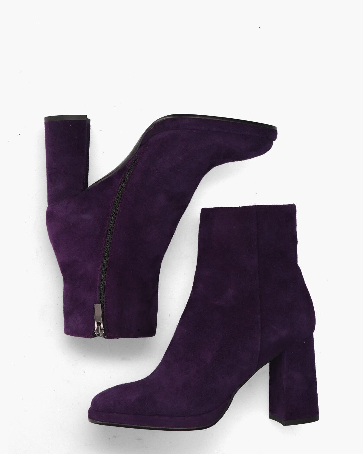 9145 Paars Dames Enkelboots