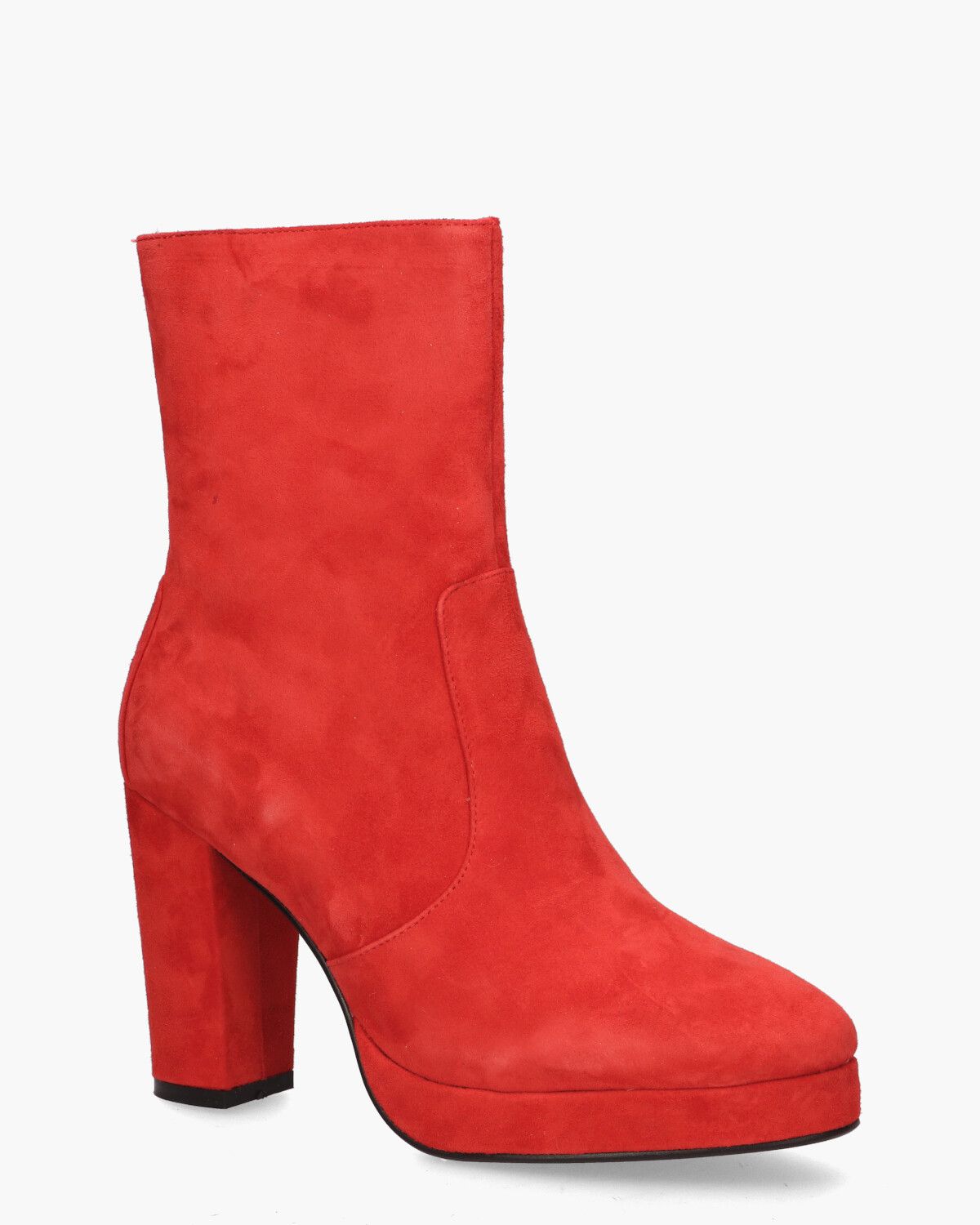 JY2004-PR2 Oranje/Rood Dames Enkelboots