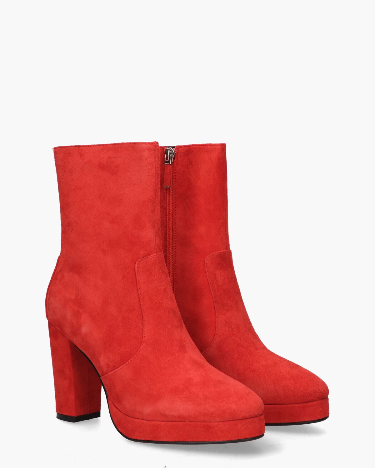 JY2004-PR2 Oranje/Rood Dames Enkelboots