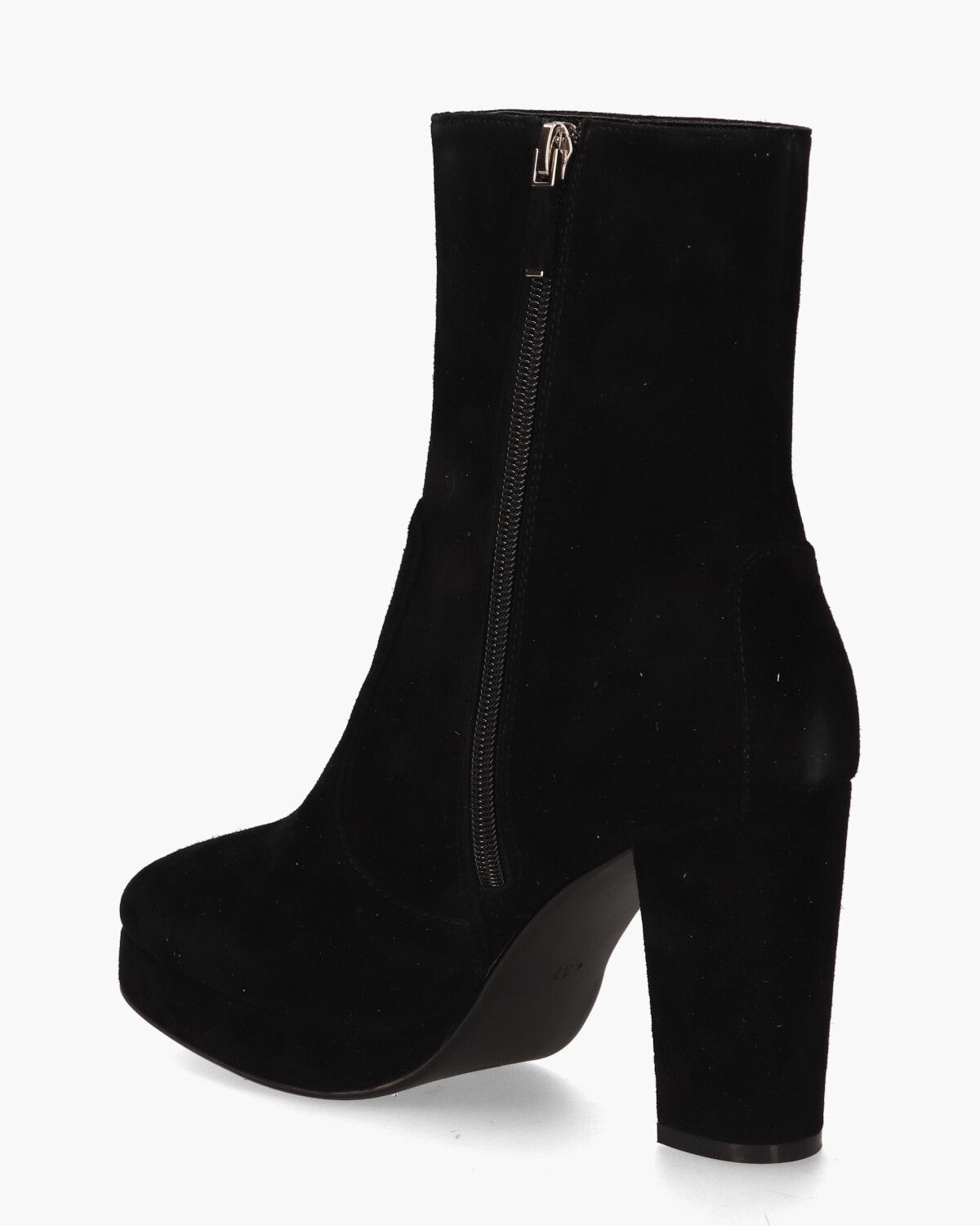 JY2004-PR2 Zwart Dames Enkelboots