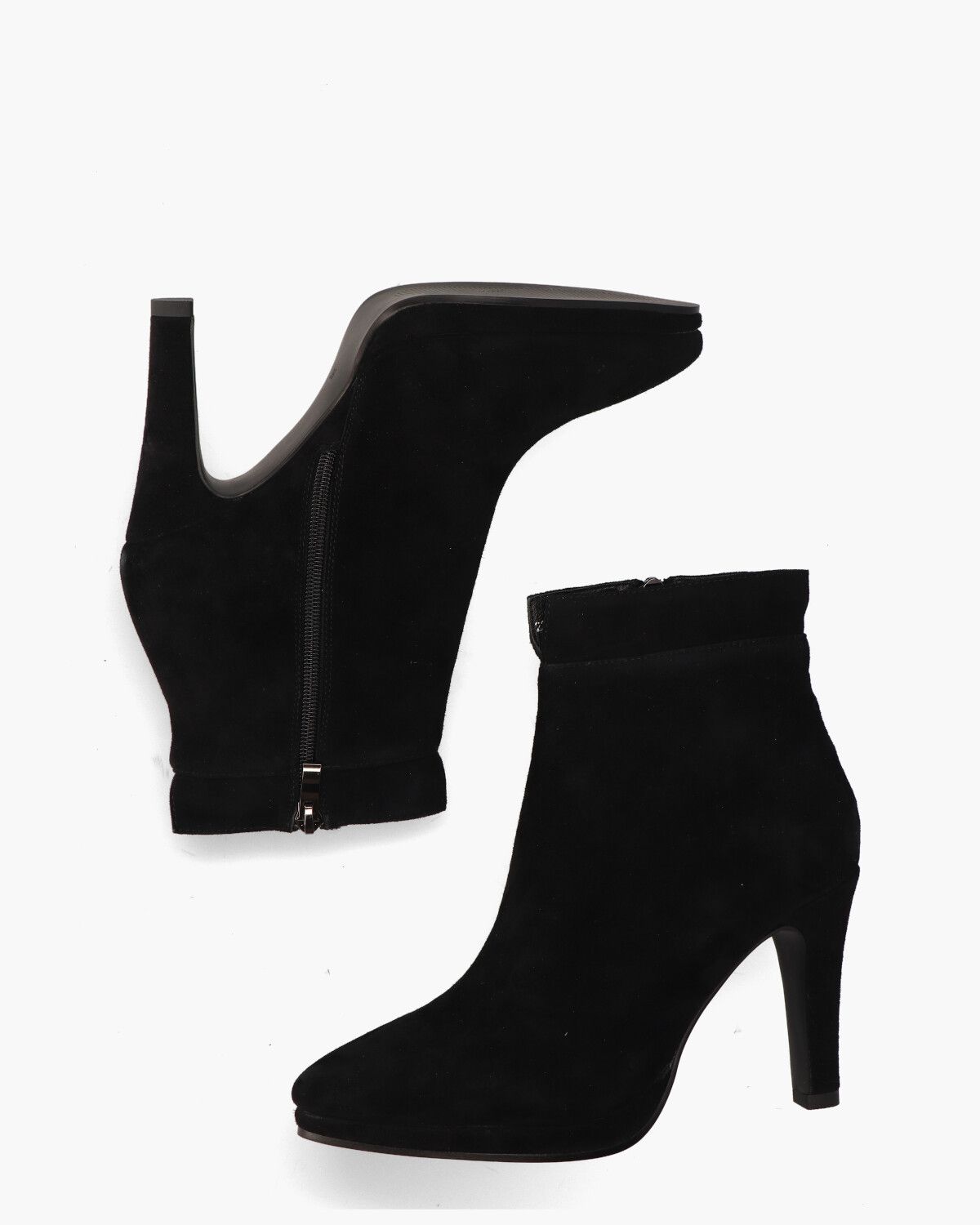 JY2006-PR4 Zwart Dames Enkelboots