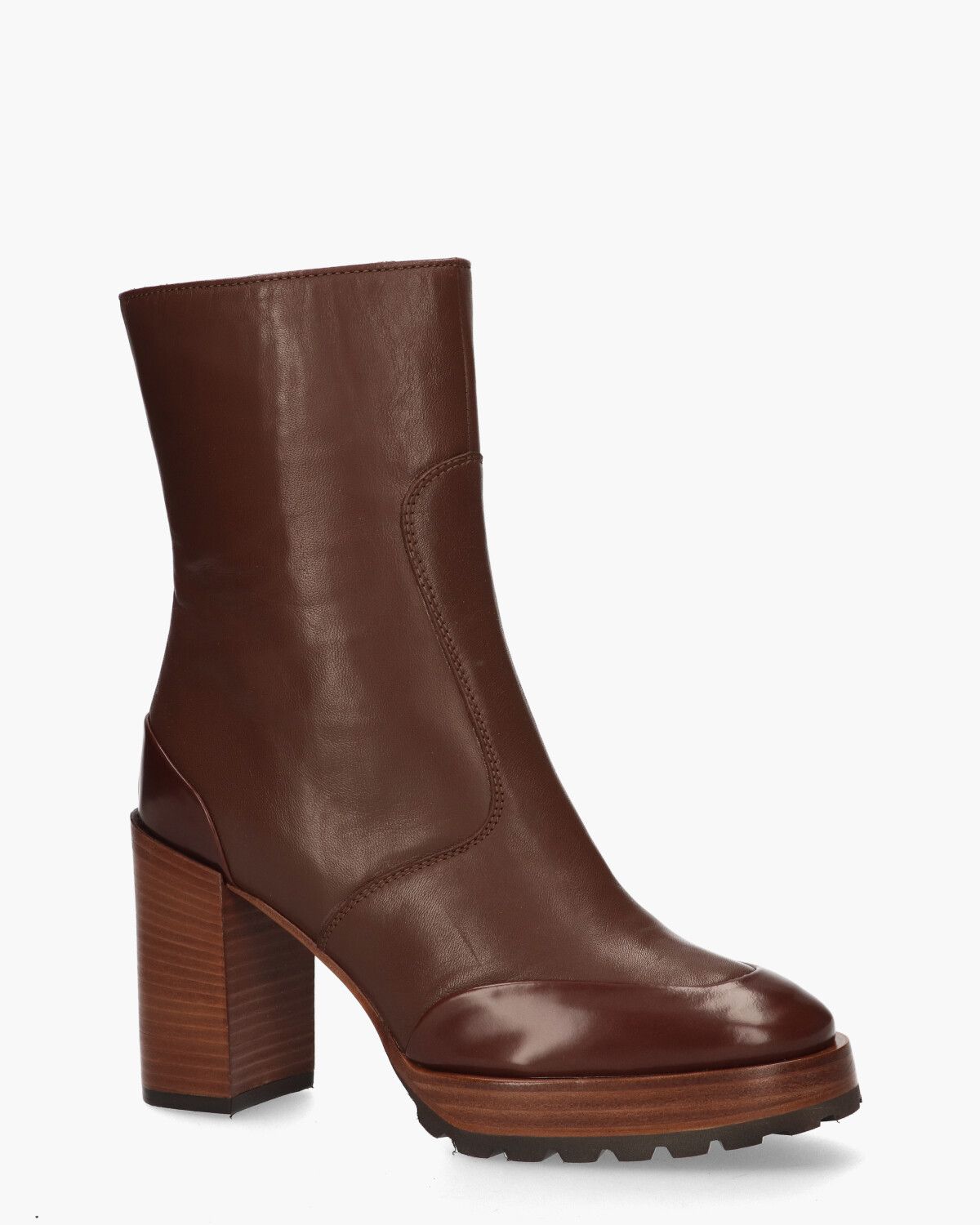 B4897 Bruin Dames Enkelboots