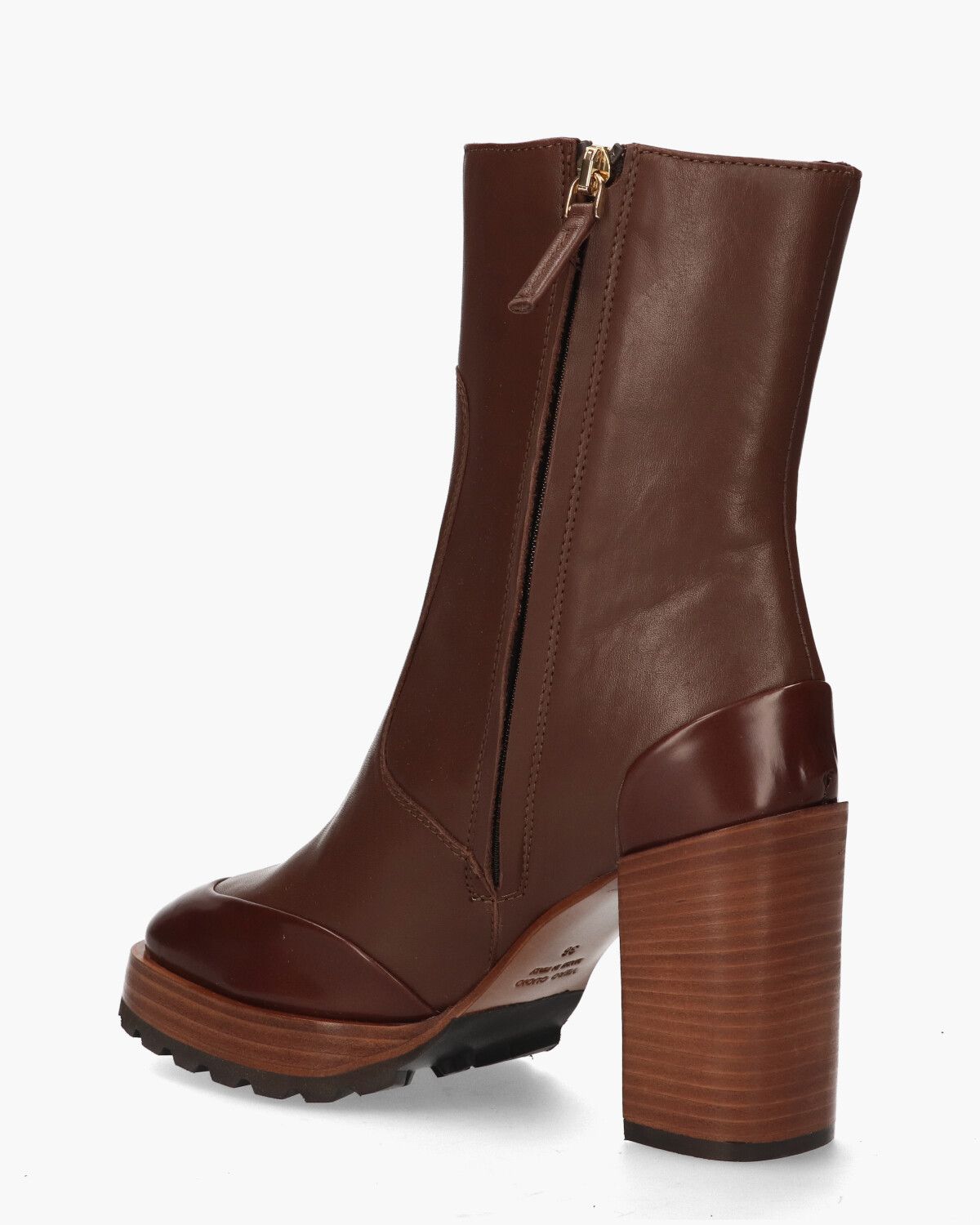 B4897 Bruin Dames Enkelboots