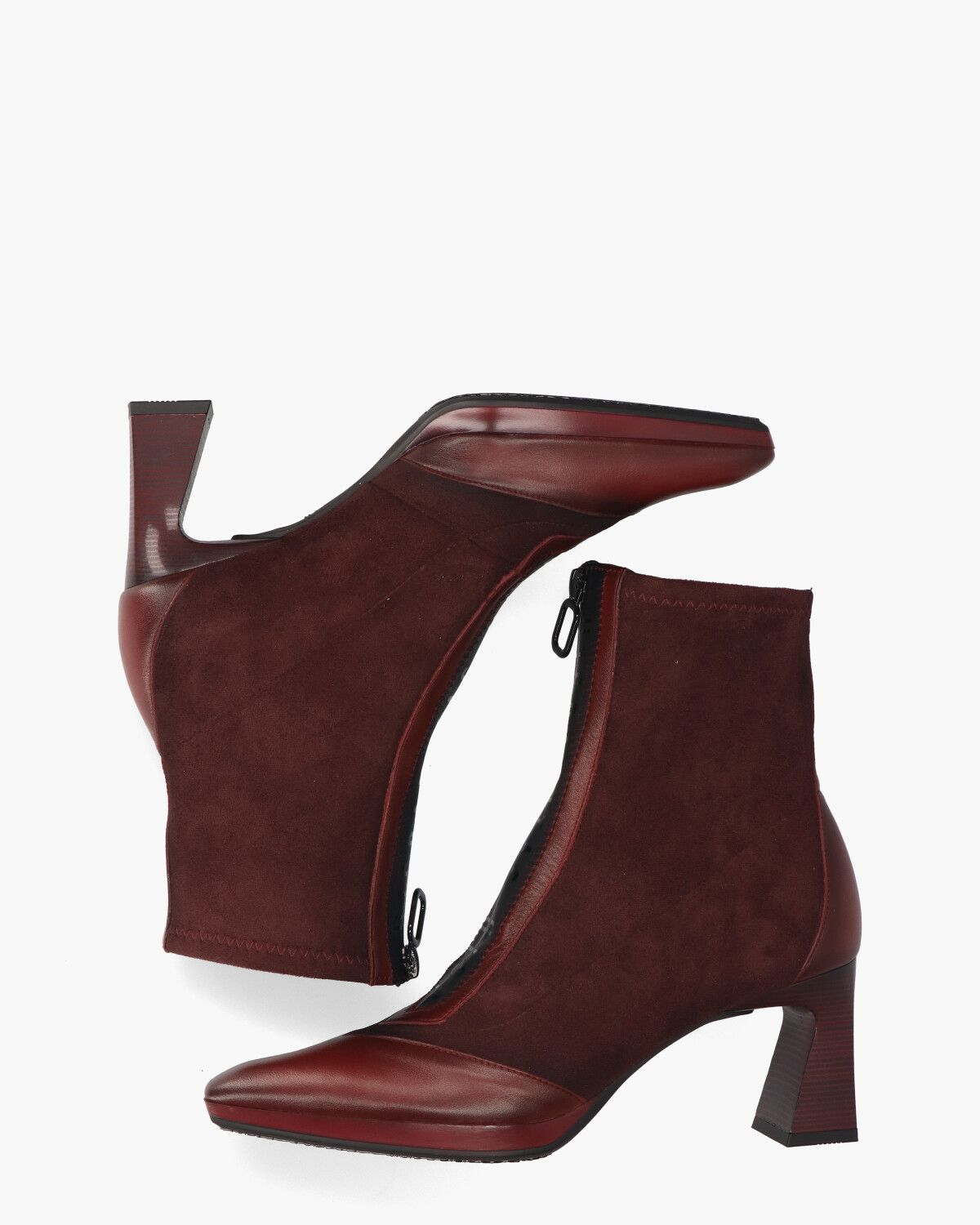 HI254186 Bordeauxrood Dames Enkelboots