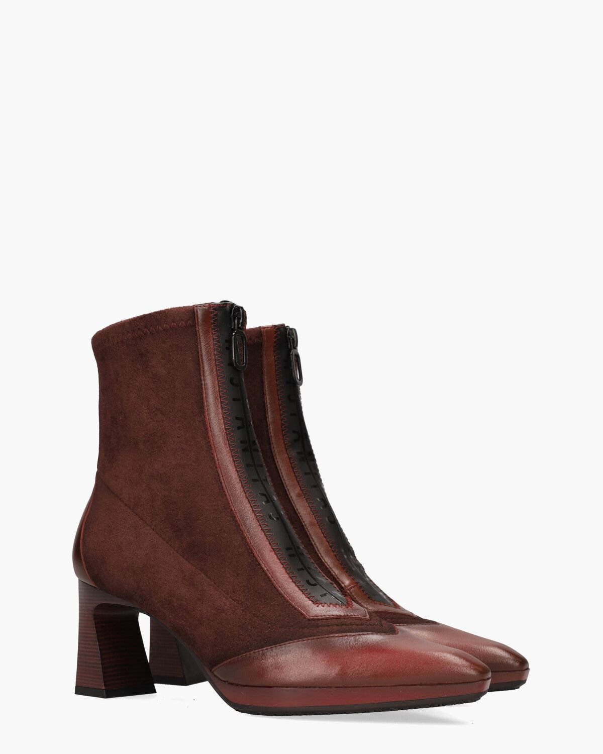 HI254186 Bordeauxrood Dames Enkelboots