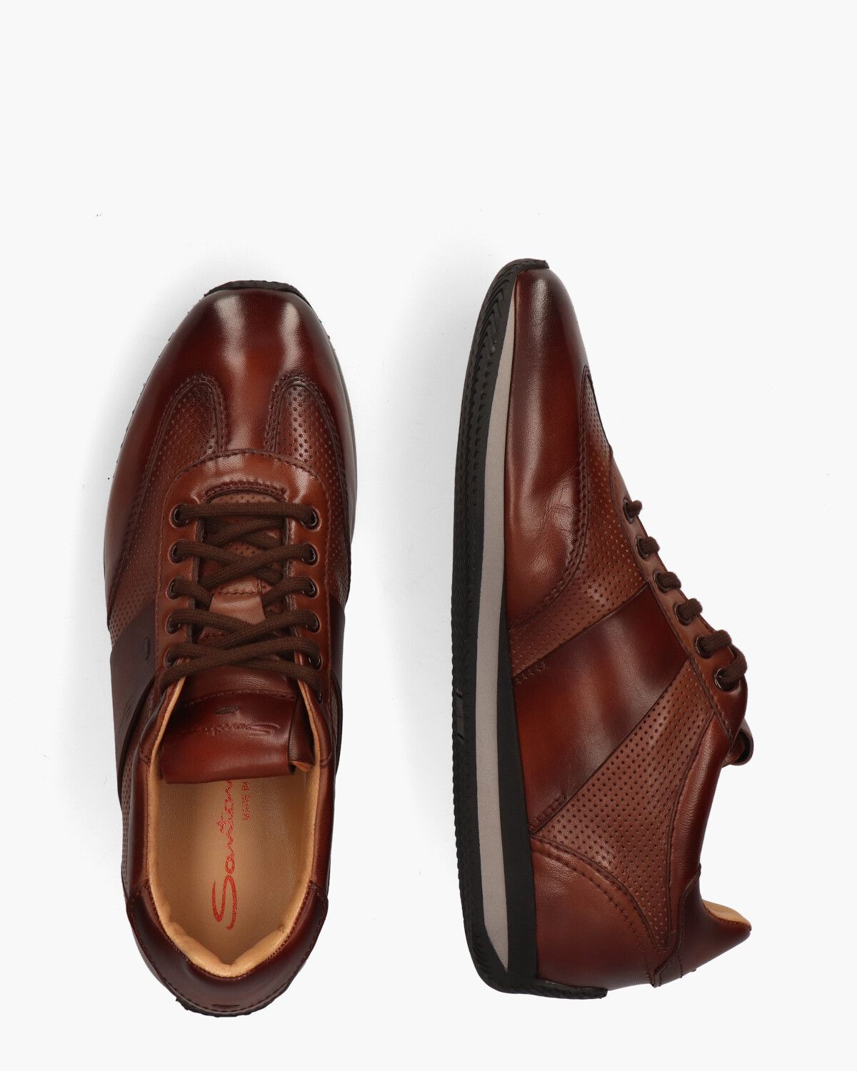 21448 Bruin Herensneakers