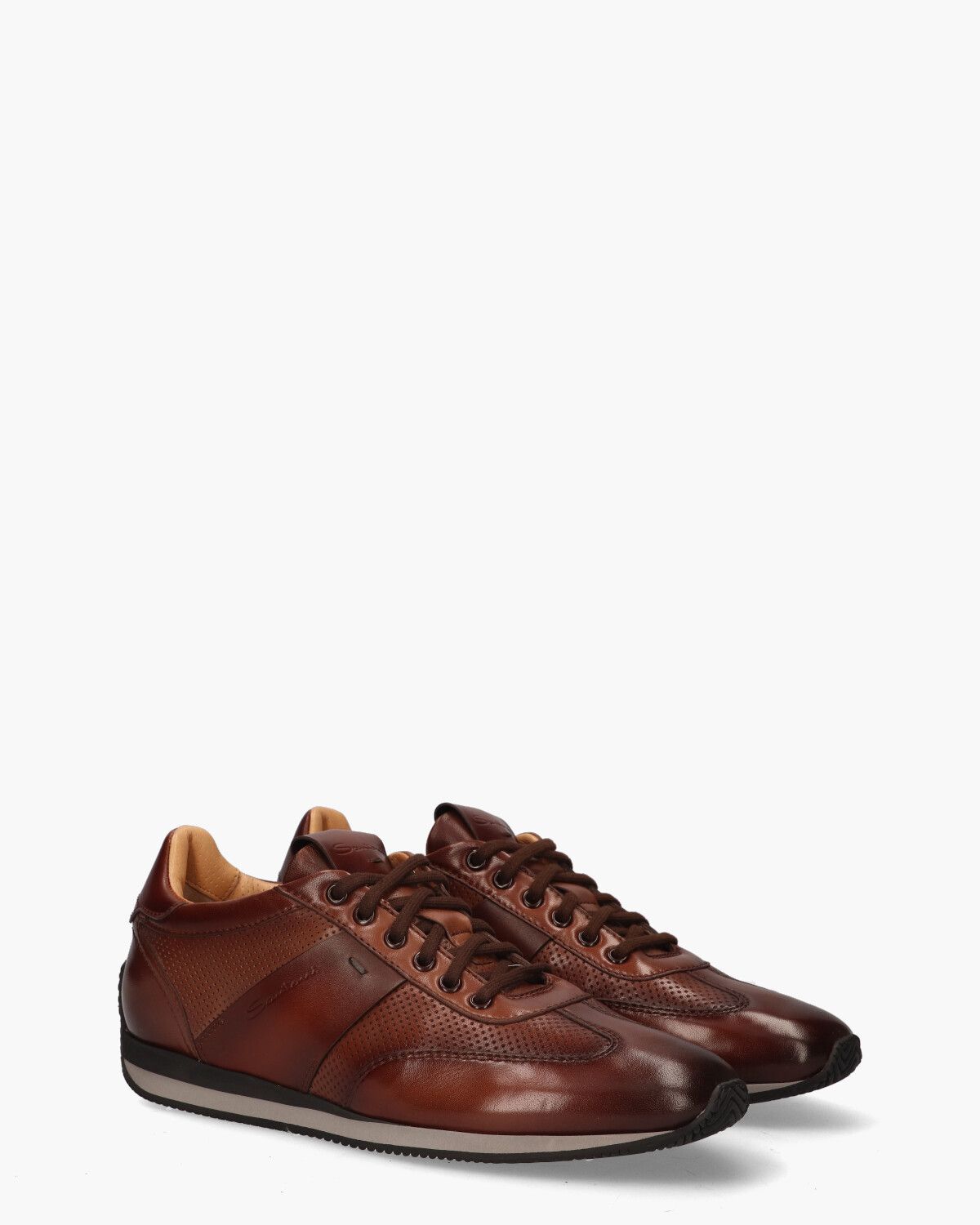 21448 Bruin Herensneakers