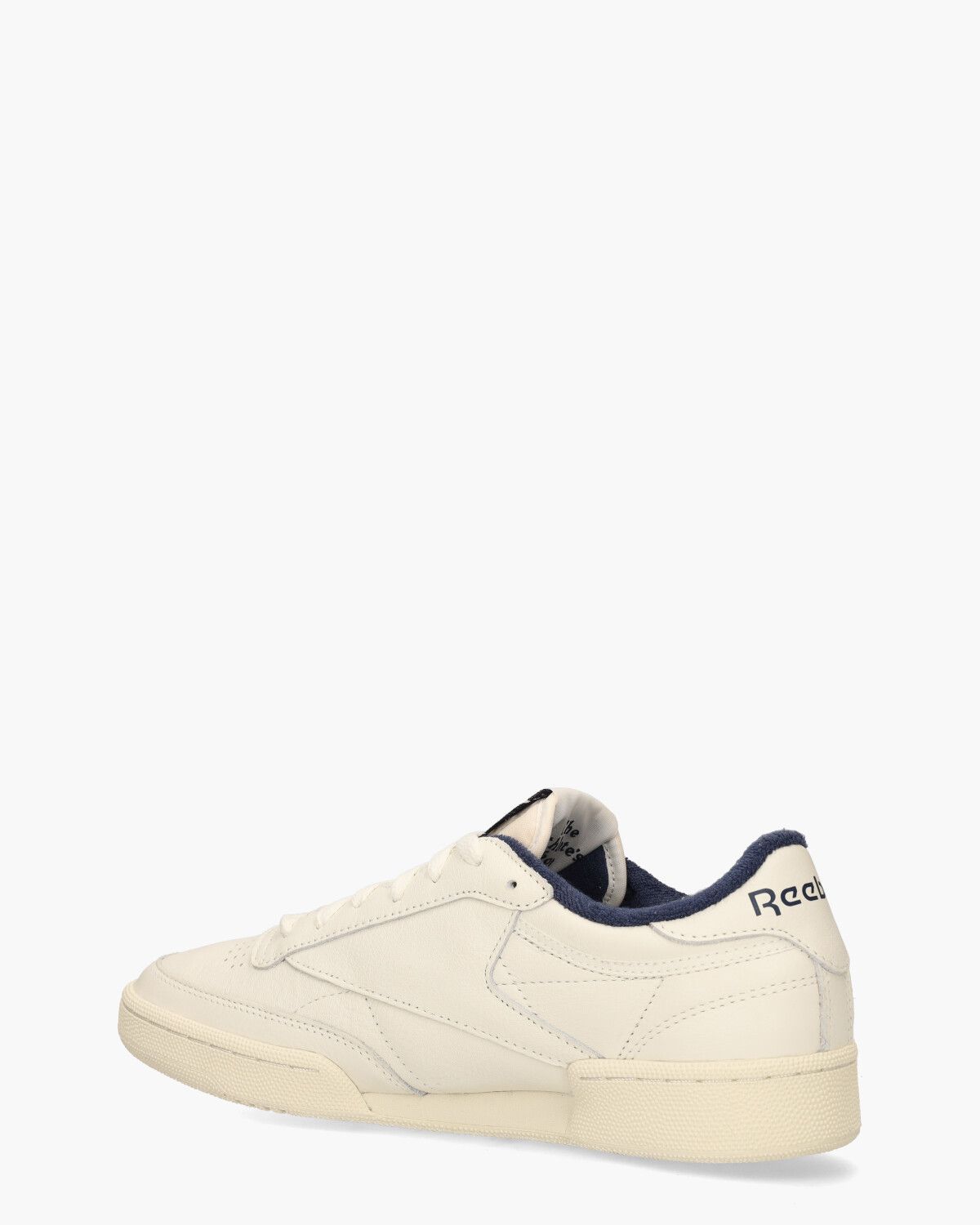 Club C85 Vintage Off-White/Donkerblauw Herensneakers