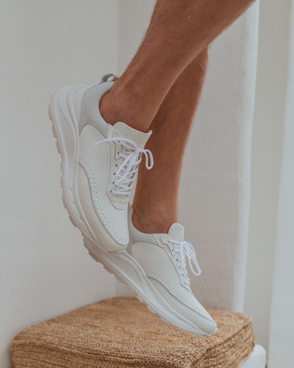Oberon Reese Wit Herensneakers