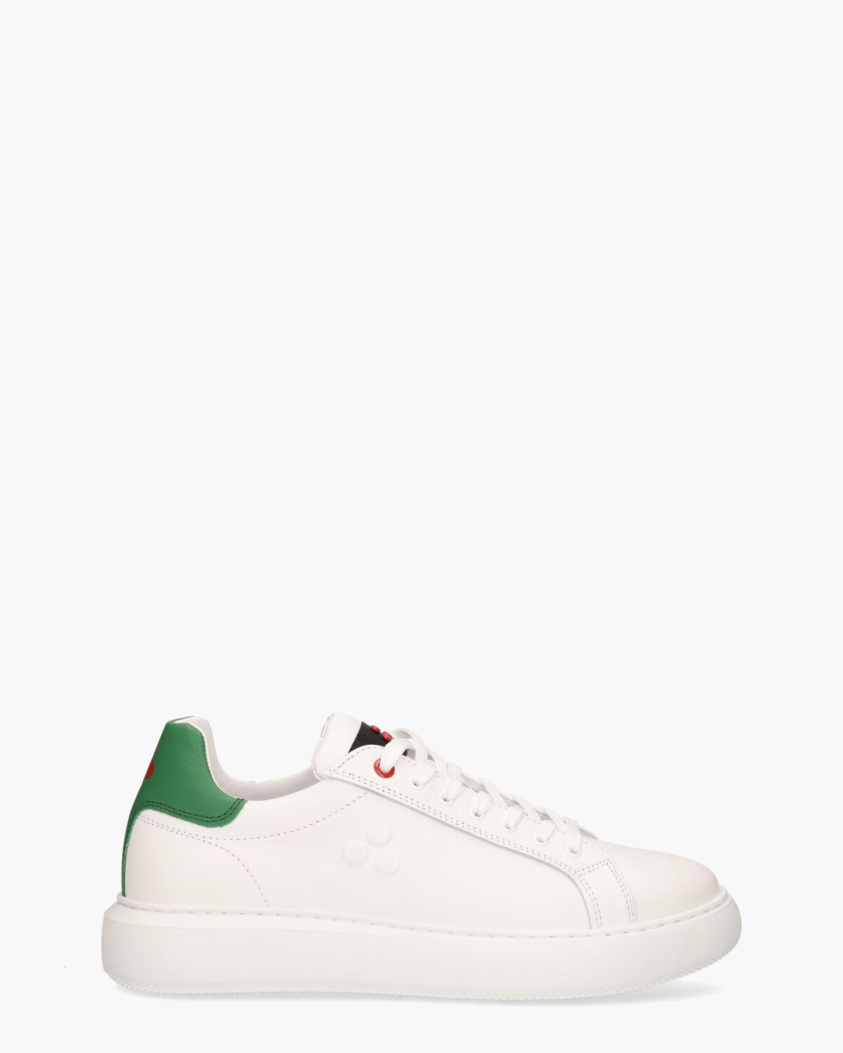 Helica 02 Wit/Groen Herensneakers