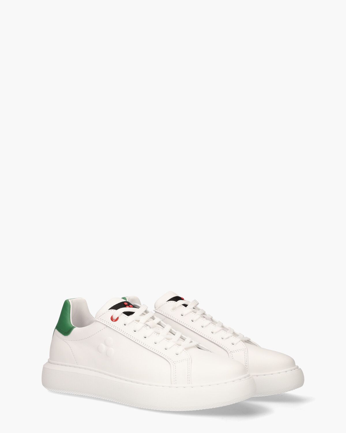 Helica 02 Wit/Groen Herensneakers
