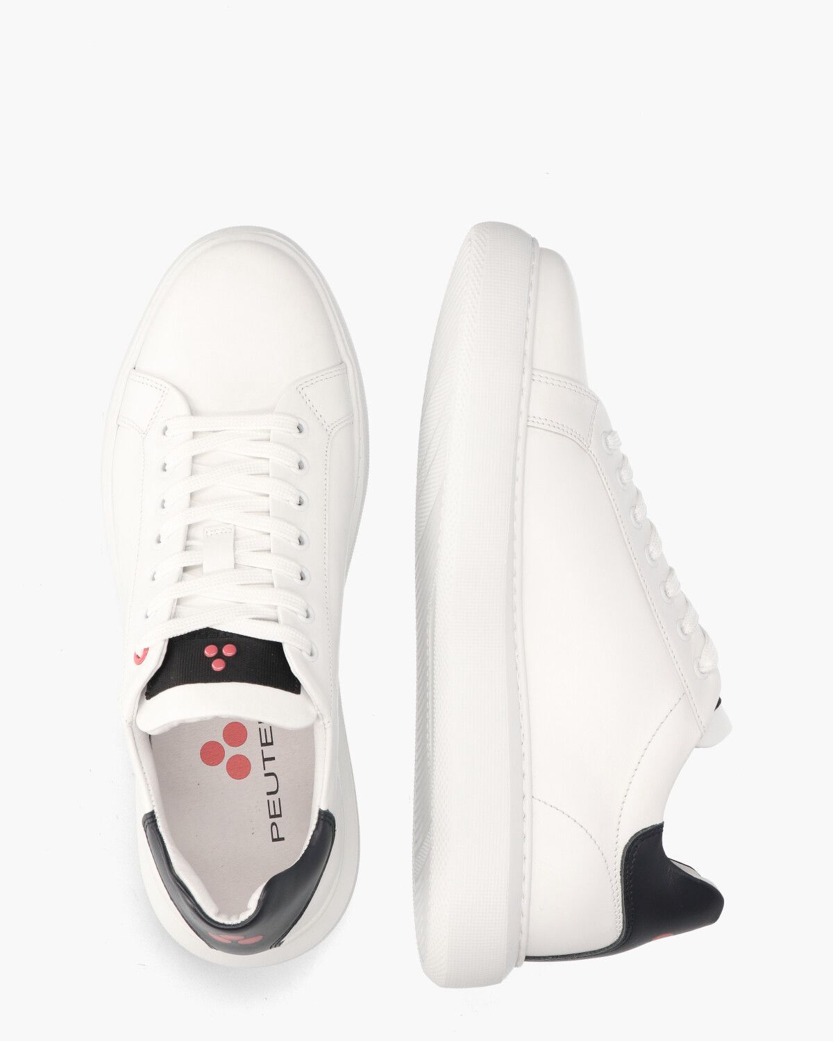 Helica 02 Wit/Donkerblauw Herensneakers