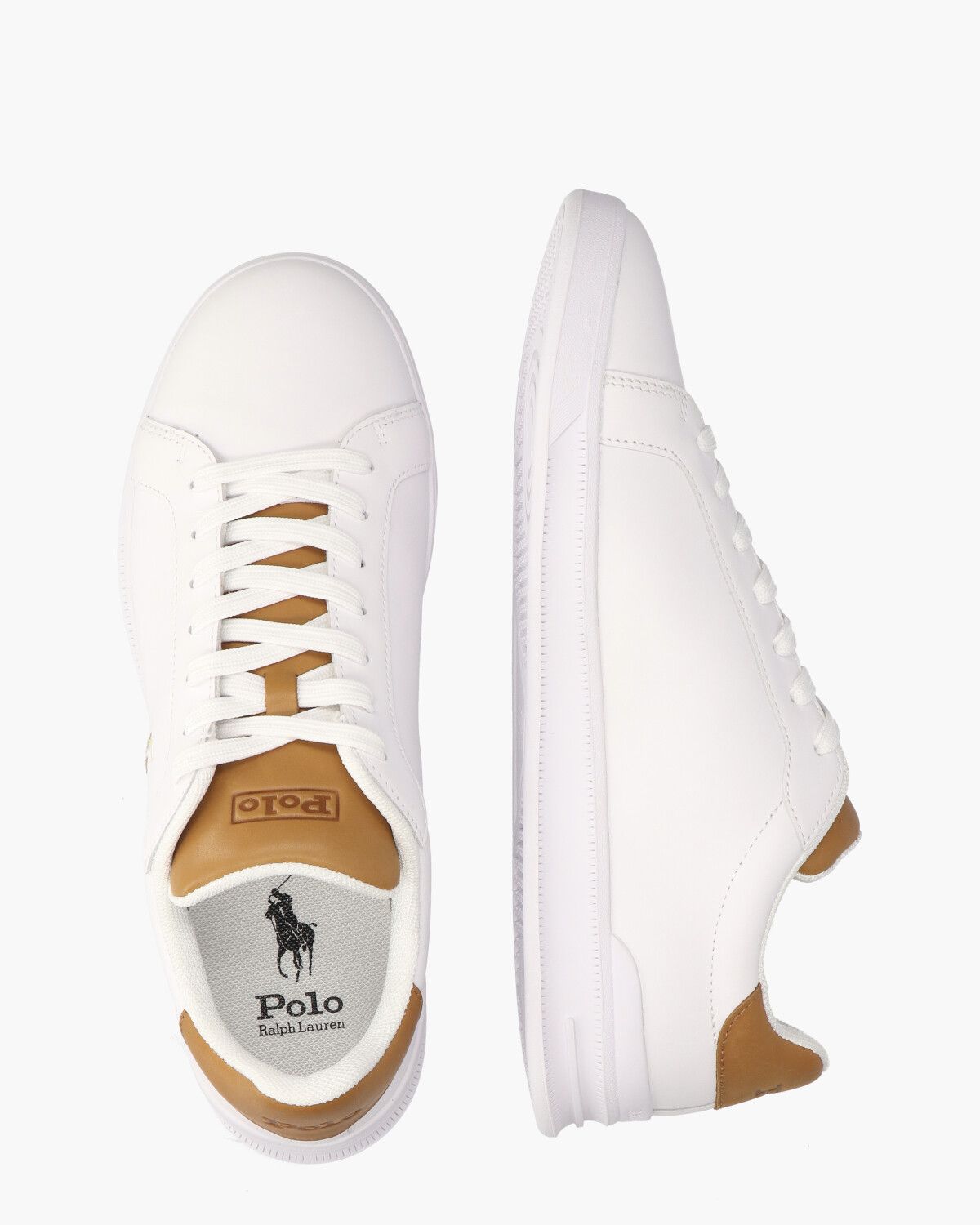 Heritage Court Wit/Cognac Herensneakers