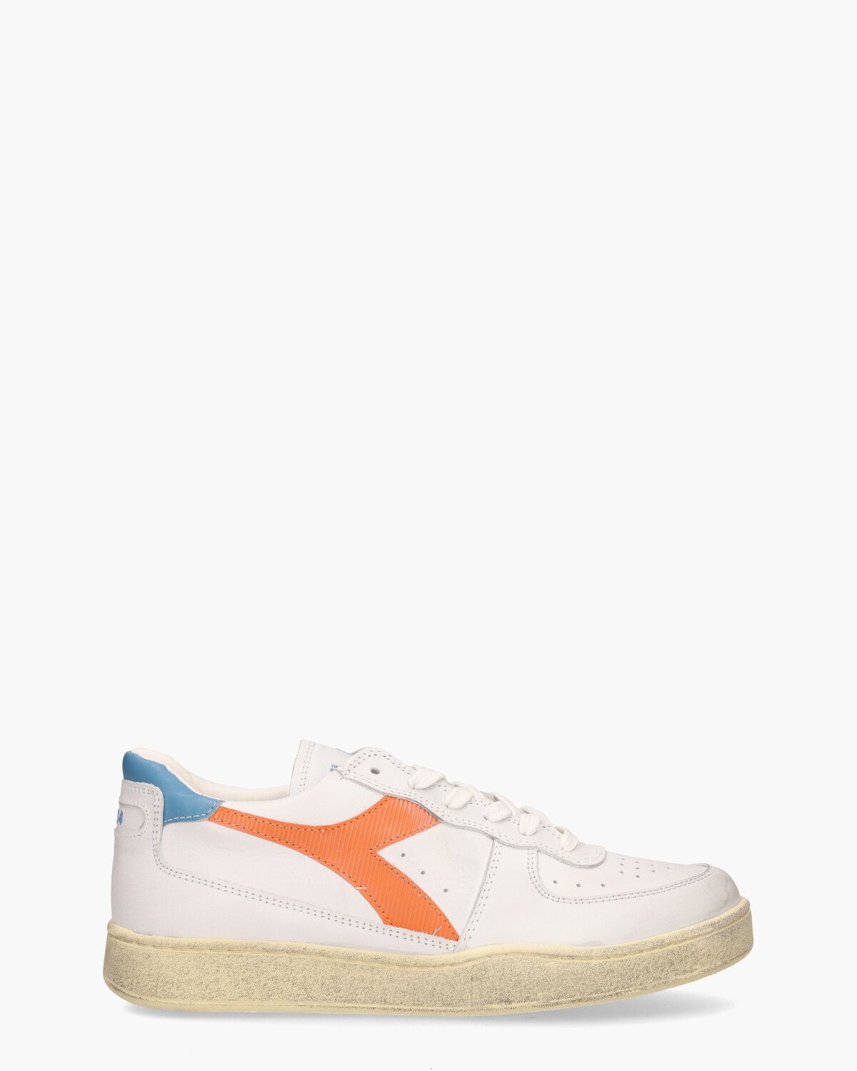Mi Basket Low Used Wit/Multicolor Herensneakers