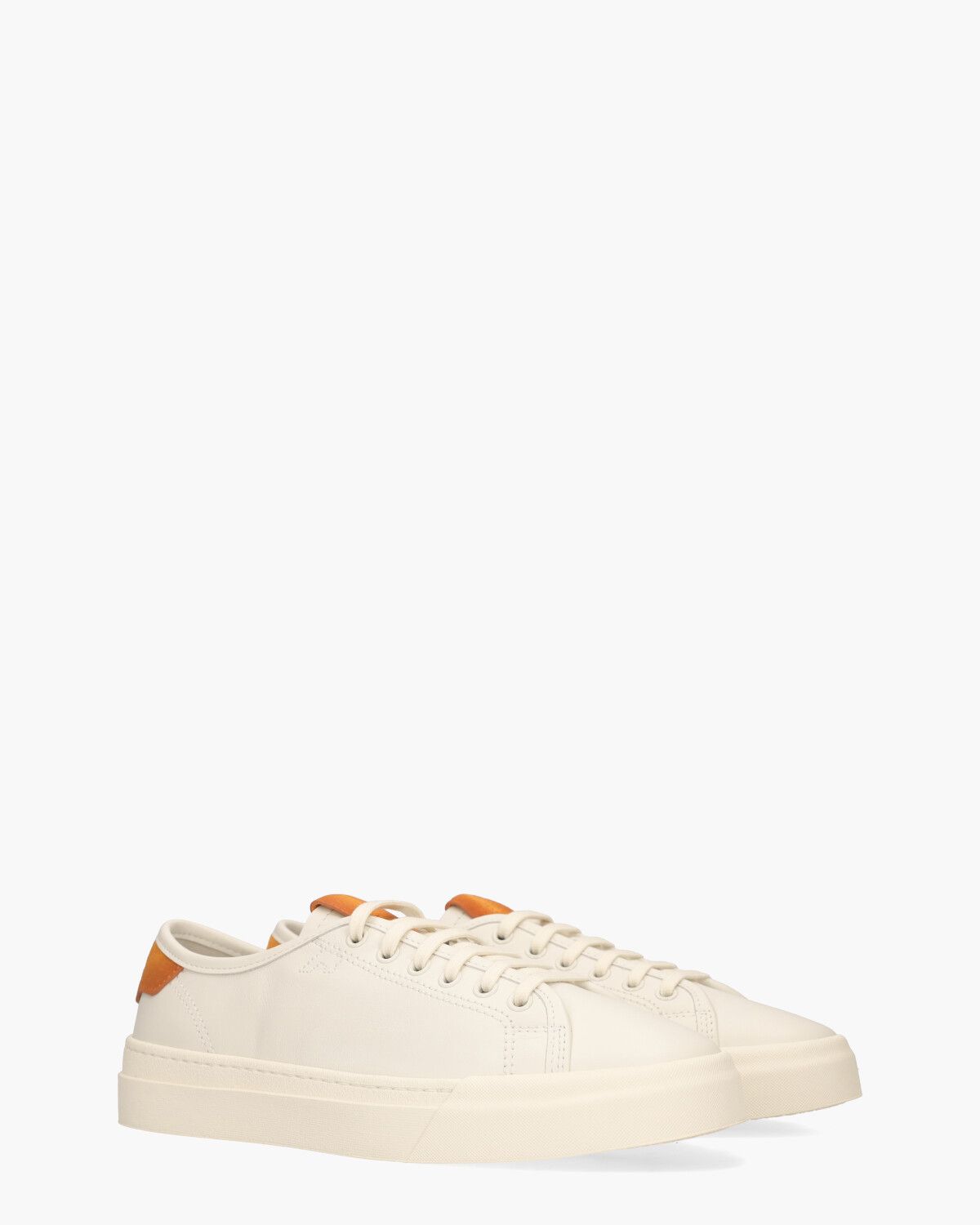 22068 Wit/Oranje Herensneakers