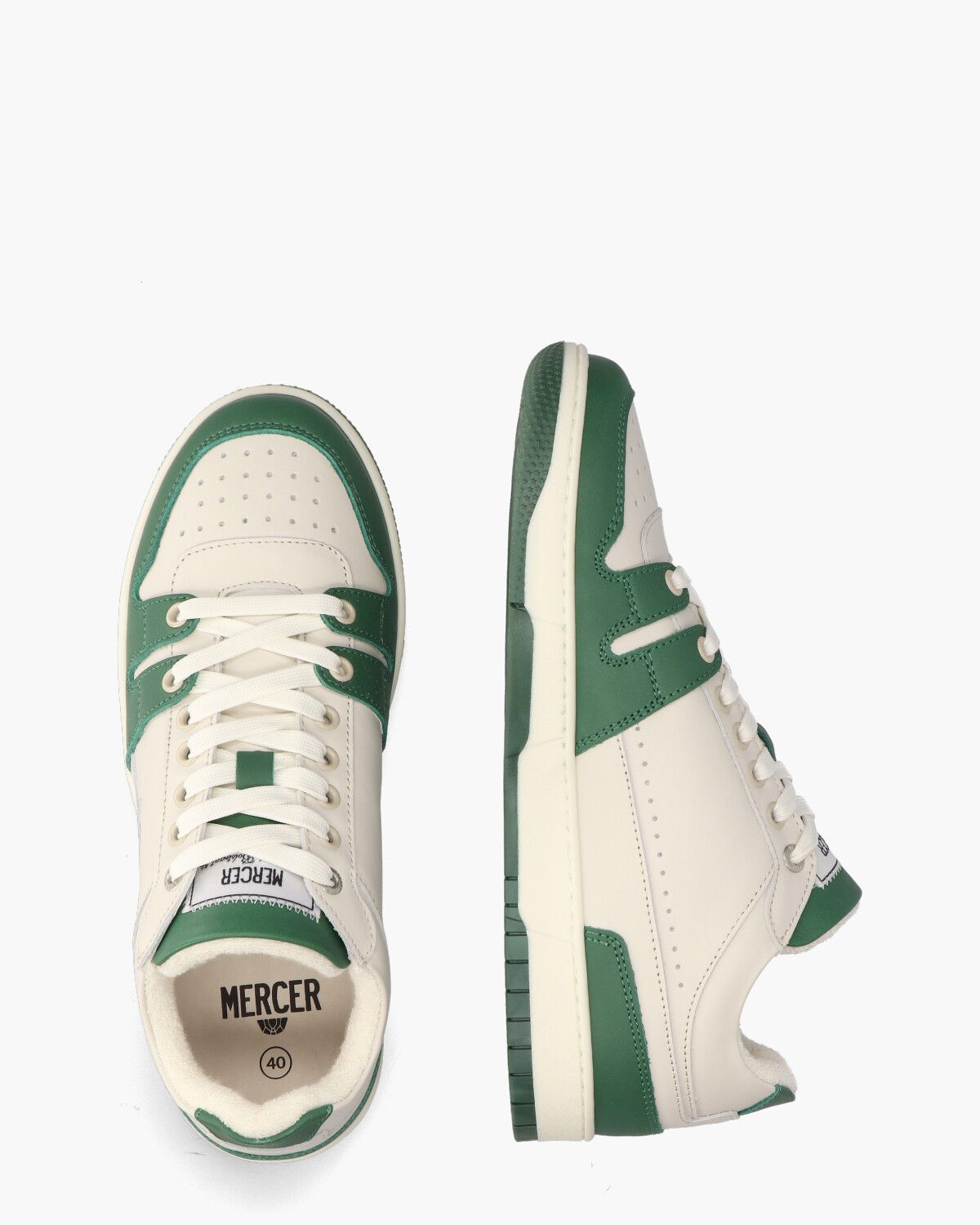 The Brooklyn Off-White/Groen Herensneakers