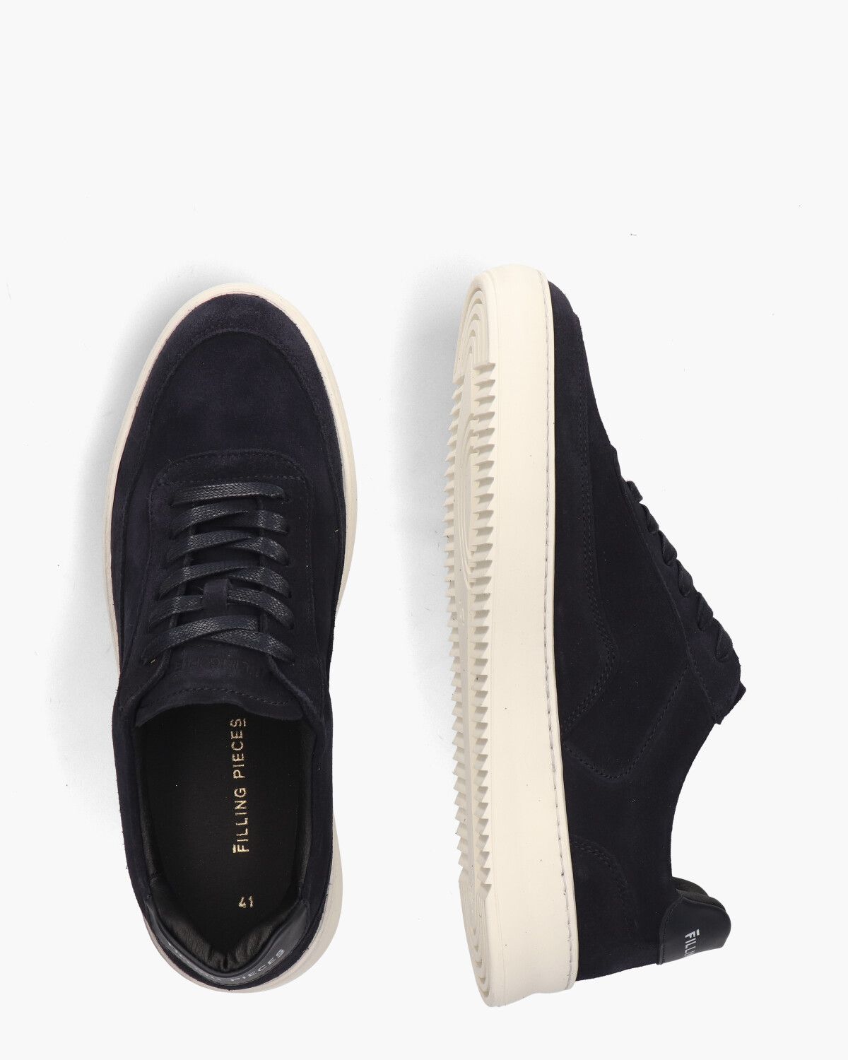 Mondo Suede Organic Donkerblauw Herensneakers