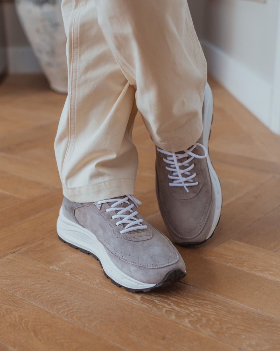 Oberon Reese Grijs Herensneakers