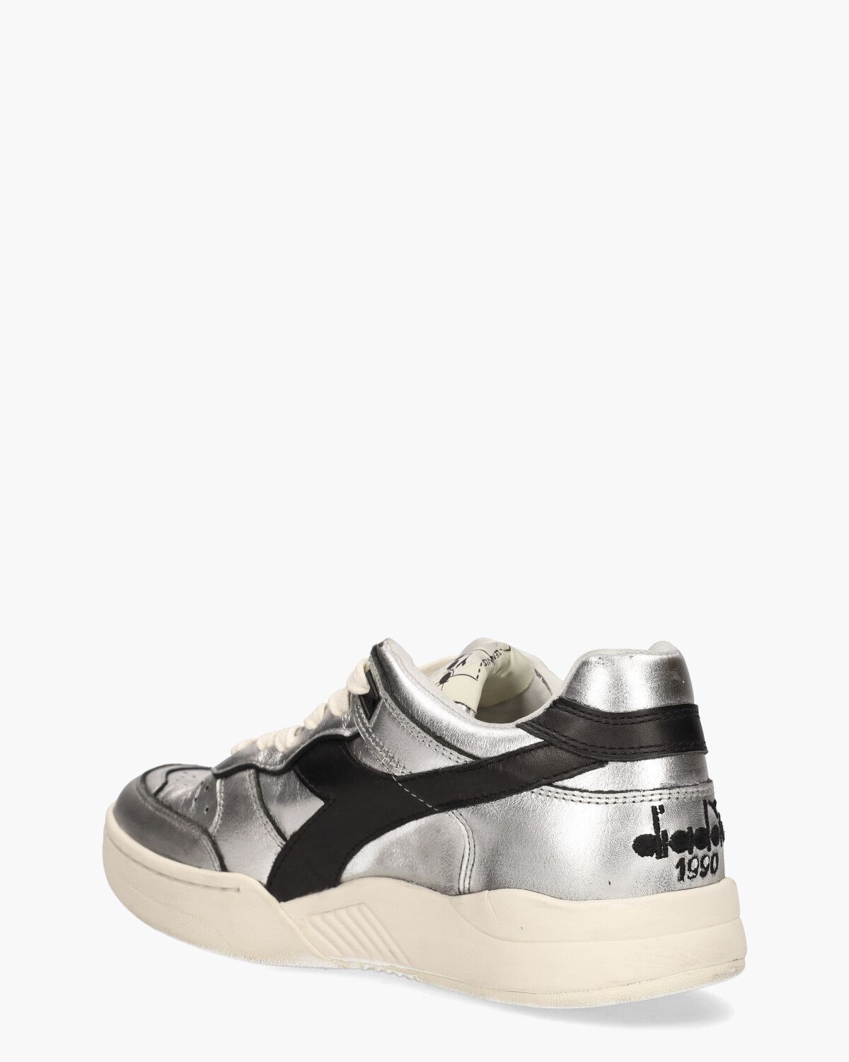 B.560 Metallic Zilver Damessneakers