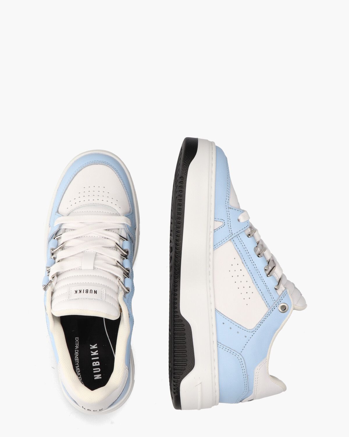 Basket Buxton Lichtblauw/Wit Damessneakers