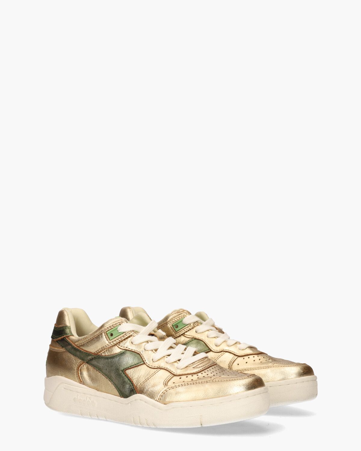 B.560 Metallic Goud Damessneakers