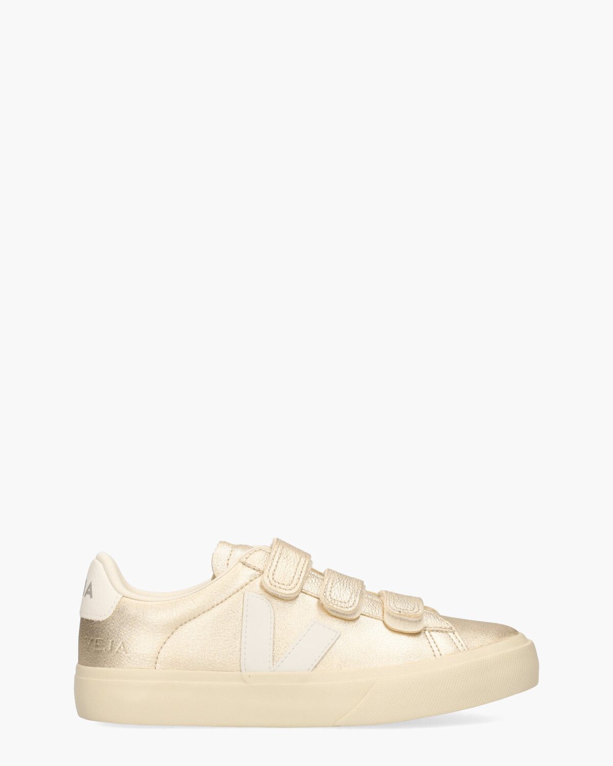 Recife Chromefree Leather Goud Damessneakers