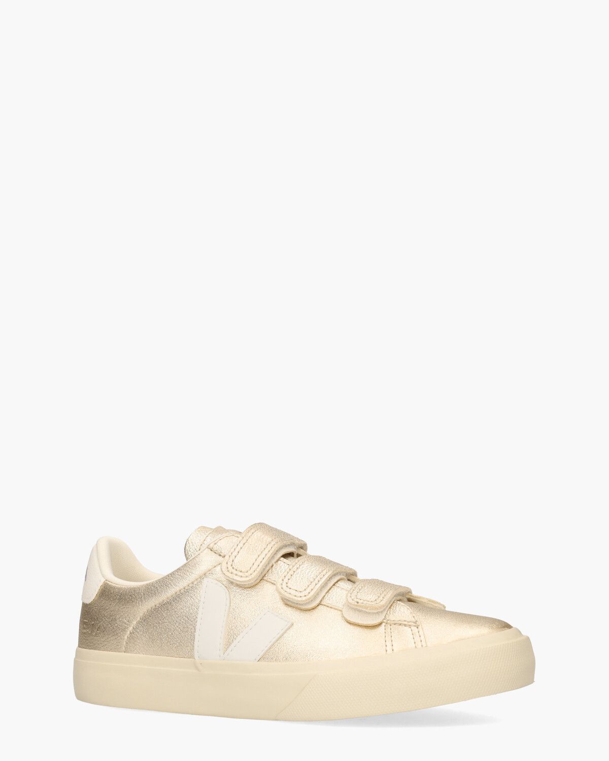 Recife Chromefree Leather Goud Damessneakers