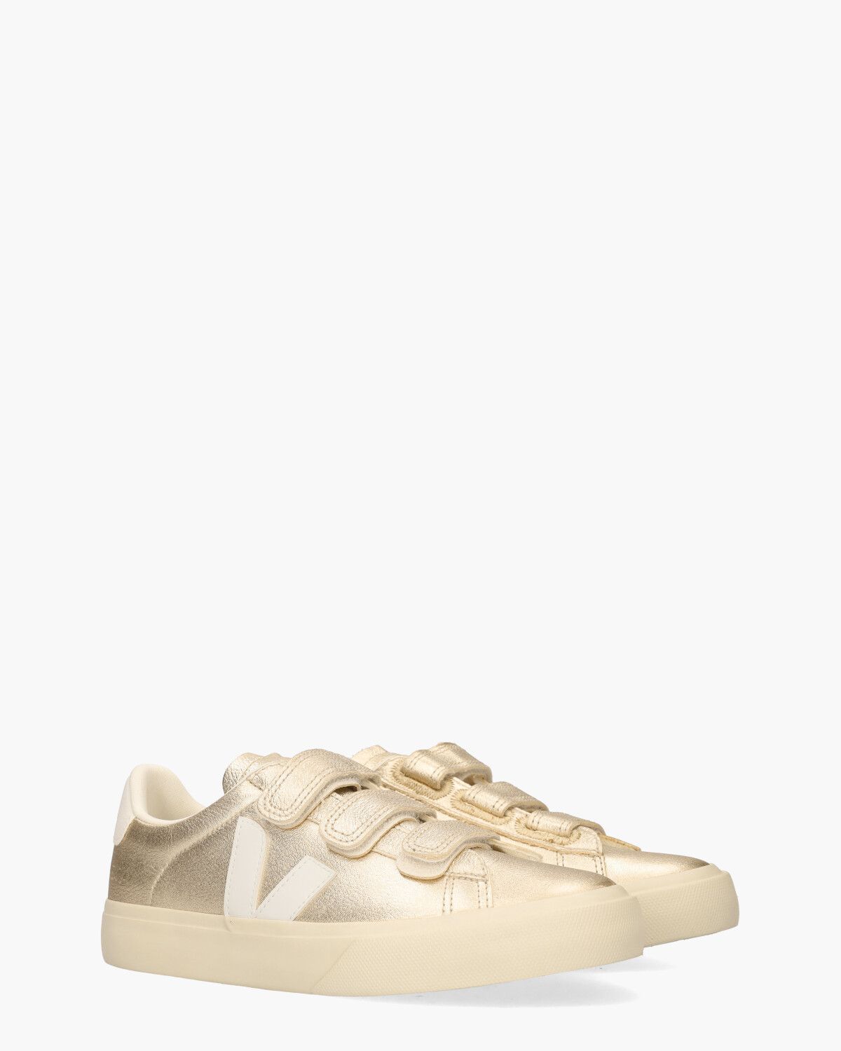 Recife Chromefree Leather Goud Damessneakers