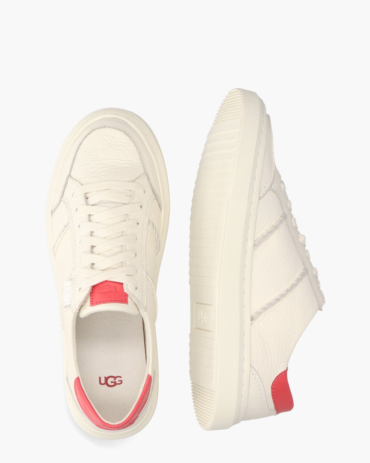 Alameda Sneaker Bright White/Red Pepper Damessneakers