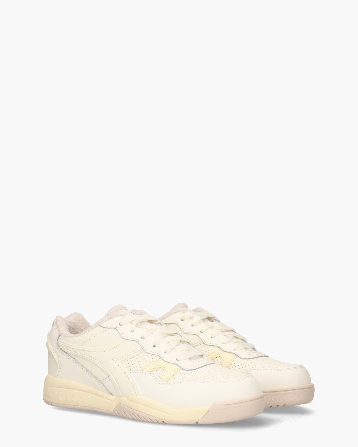 Winner SL Off-White/Lichtgeel Damessneakers