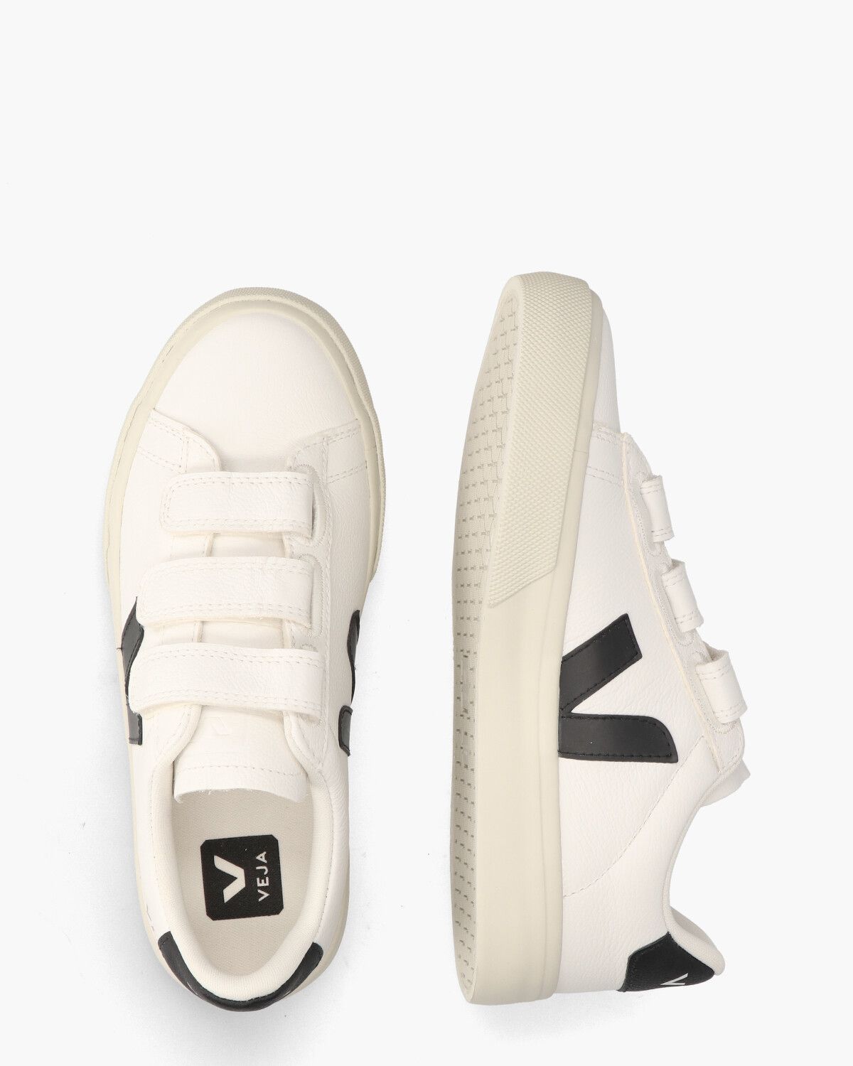 Recife Chromefree Leather Wit/Zwart Damessneakers