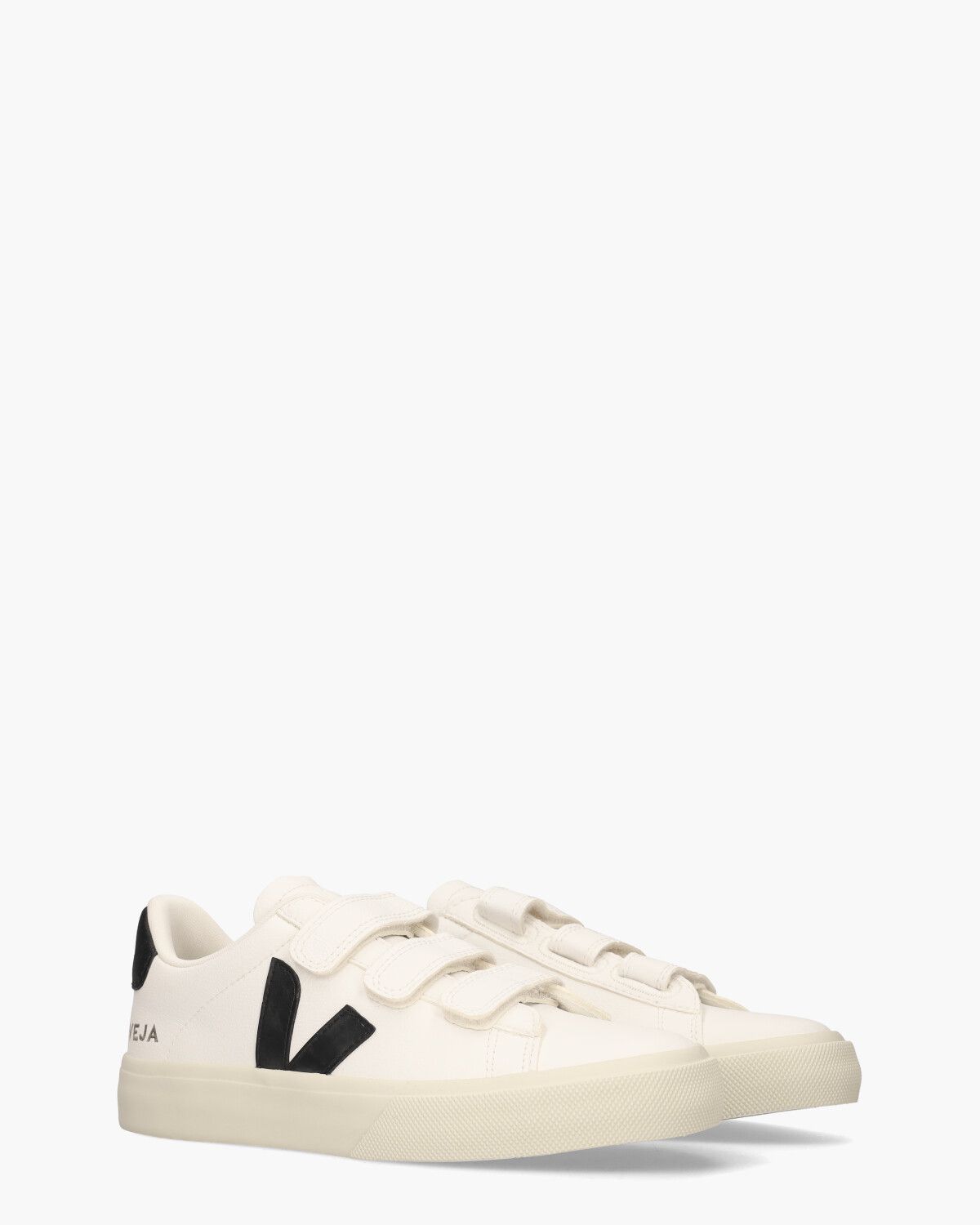 Recife Chromefree Leather Wit/Zwart Damessneakers
