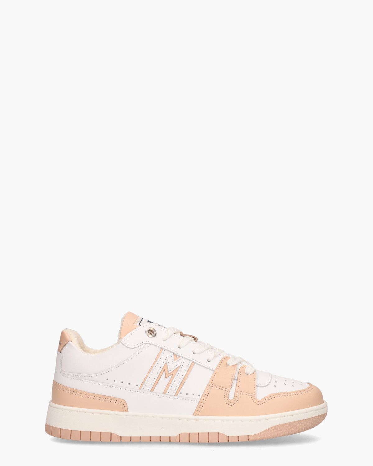 The Brooklyn M Wit/Roze Damessneakers