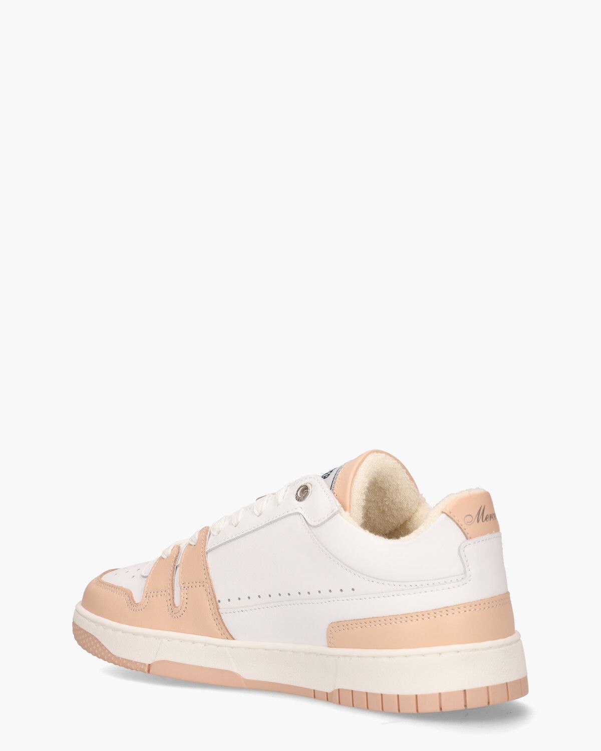The Brooklyn M Wit/Roze Damessneakers